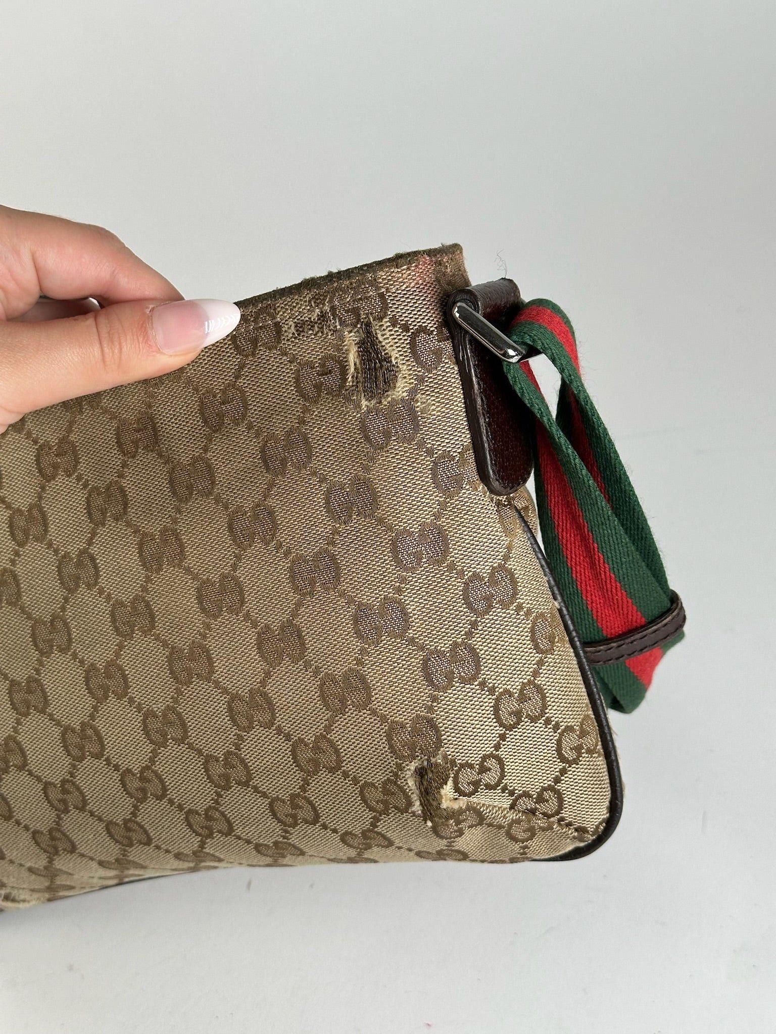Gucci Vintage Monogram bag beige Size ONE SIZE - 9 Thumbnail