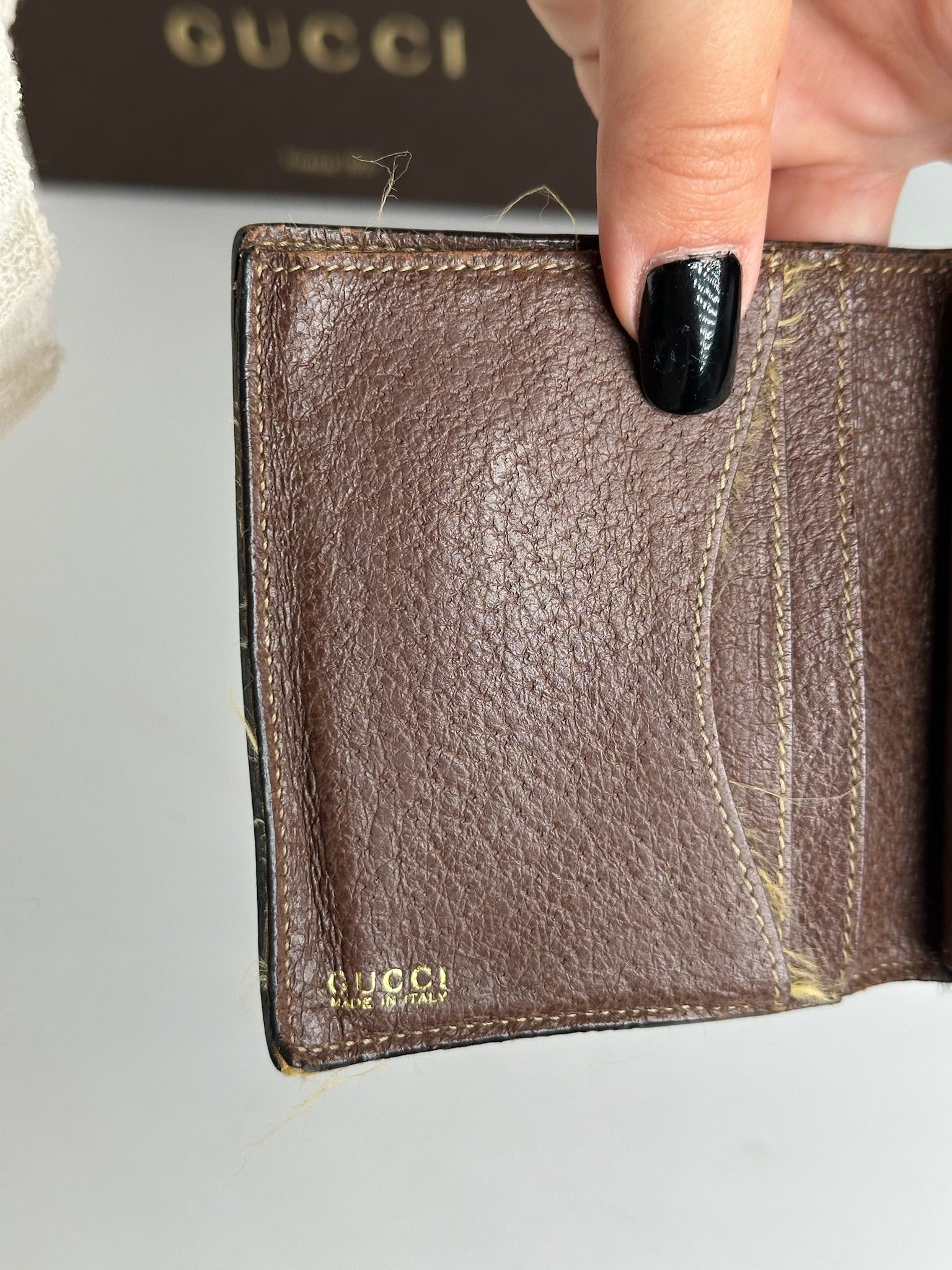 Gucci Vintage Horsebit Leather Wallet Brown Size ONE SIZE - 4 Thumbnail
