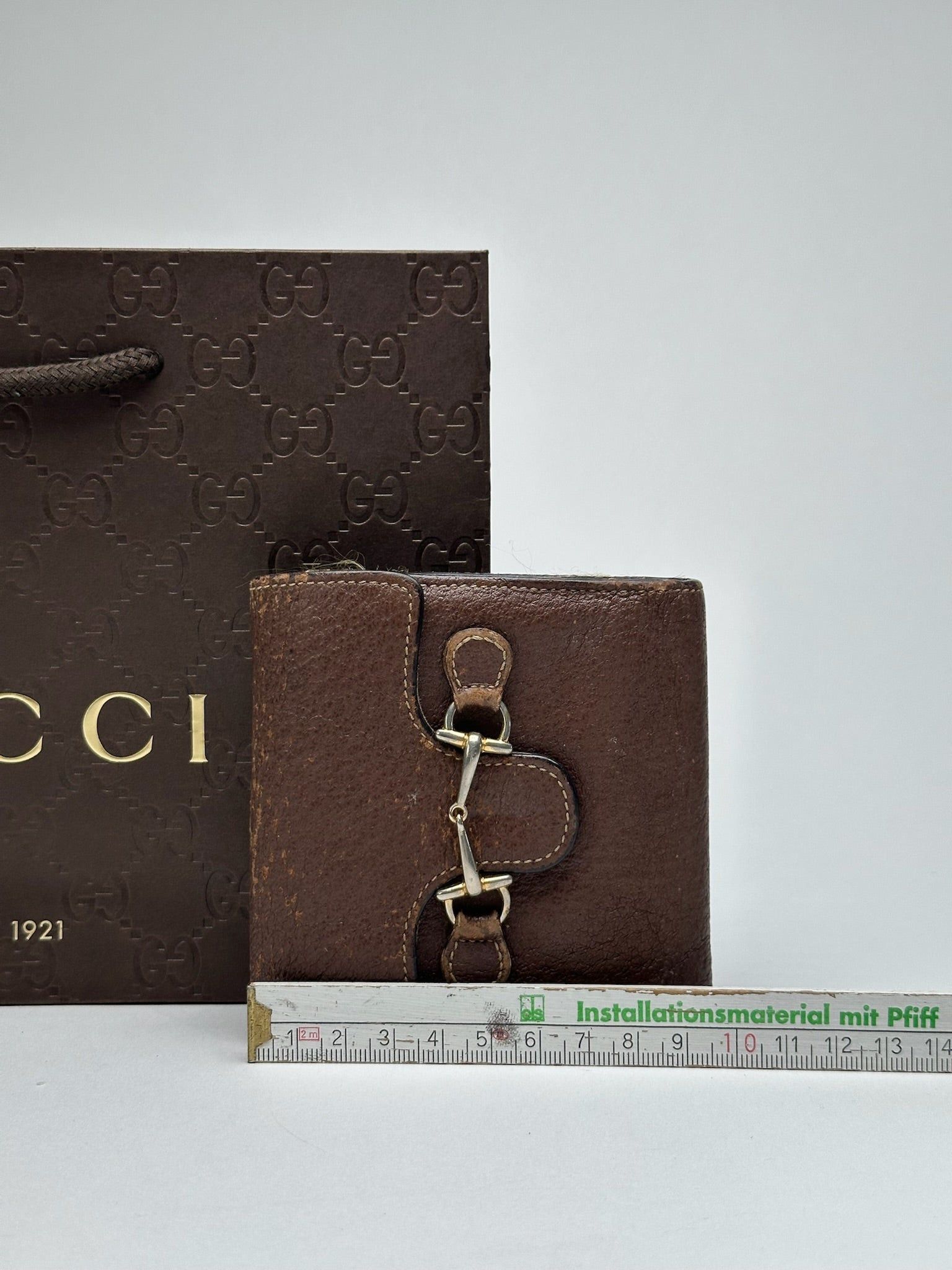 Gucci Vintage Horsebit Leather Wallet Brown Size ONE SIZE - 8 Thumbnail