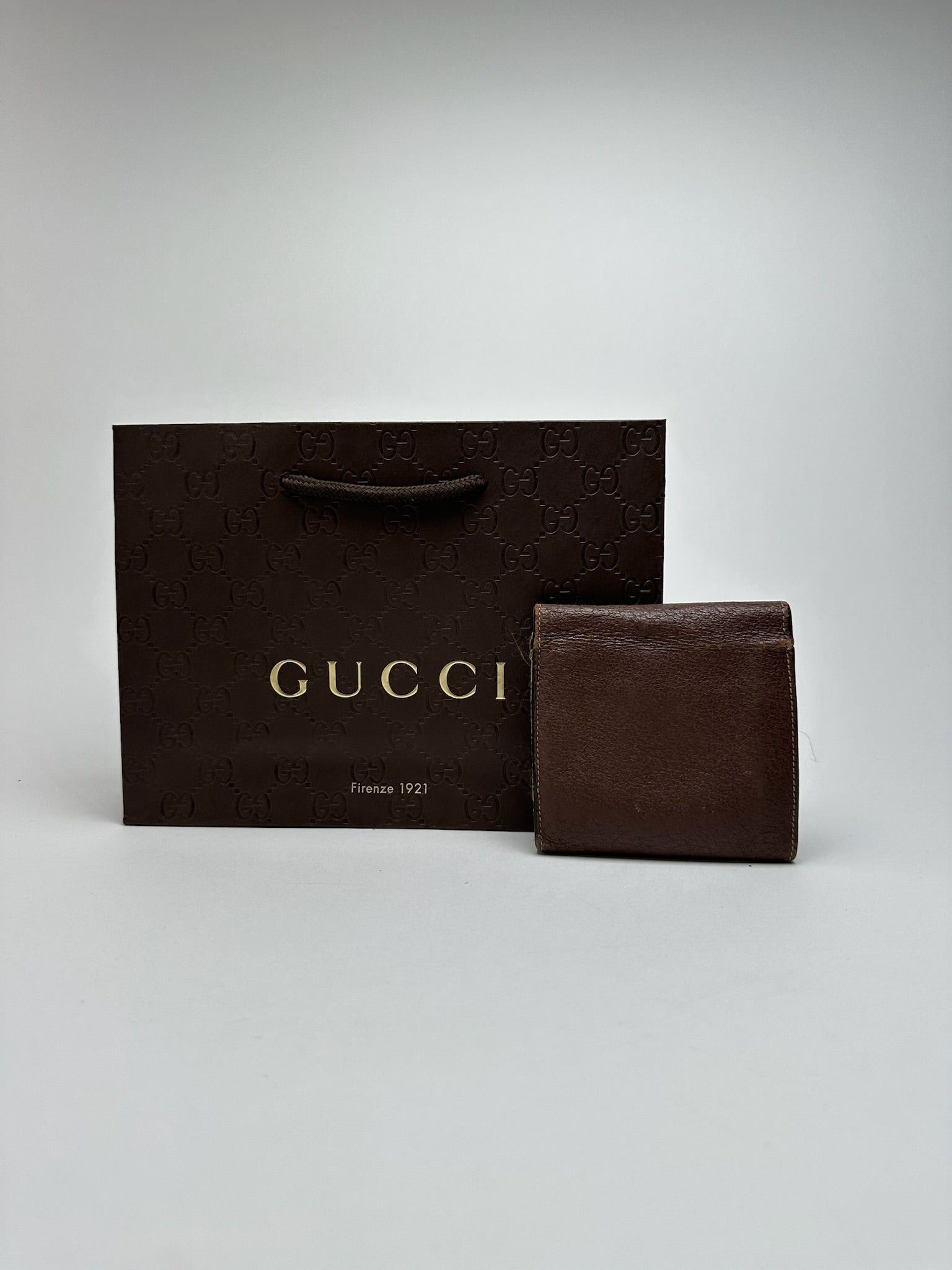 Gucci Vintage Horsebit Leather Wallet Brown Size ONE SIZE - 2 Thumbnail