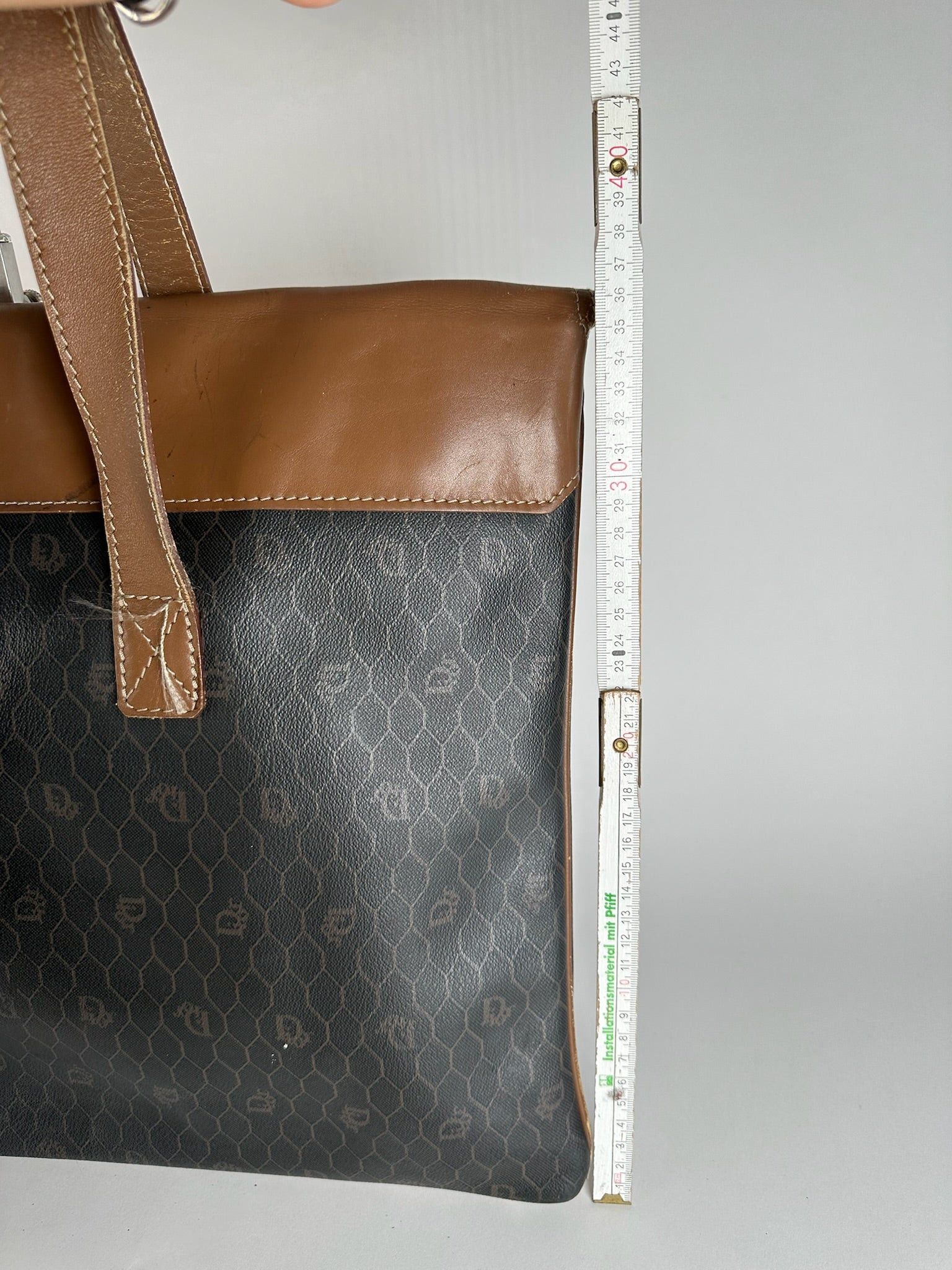 Dior Vintage Monogram Travel Bag Beige Brown Size ONE SIZE - 10 Thumbnail