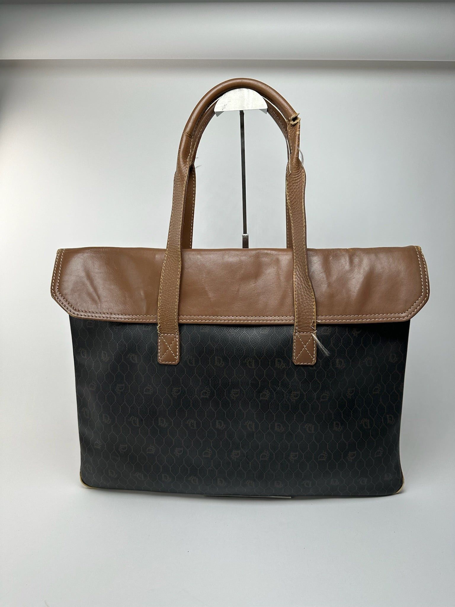 Dior Vintage Monogram Travel Bag Beige Brown Size ONE SIZE - 3 Thumbnail