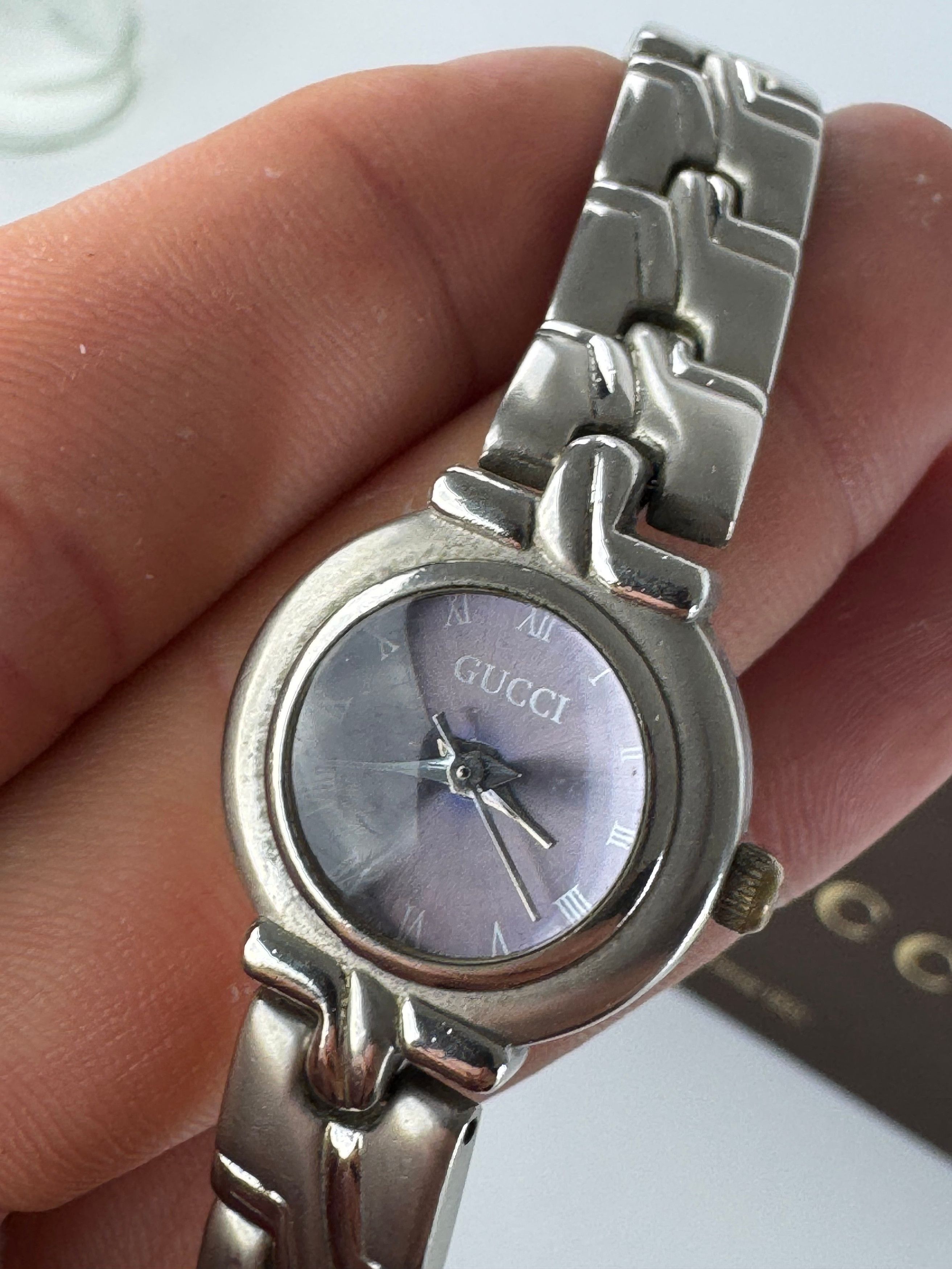 Gucci Vintage steel Watch silver Size ONE SIZE - 4 Thumbnail