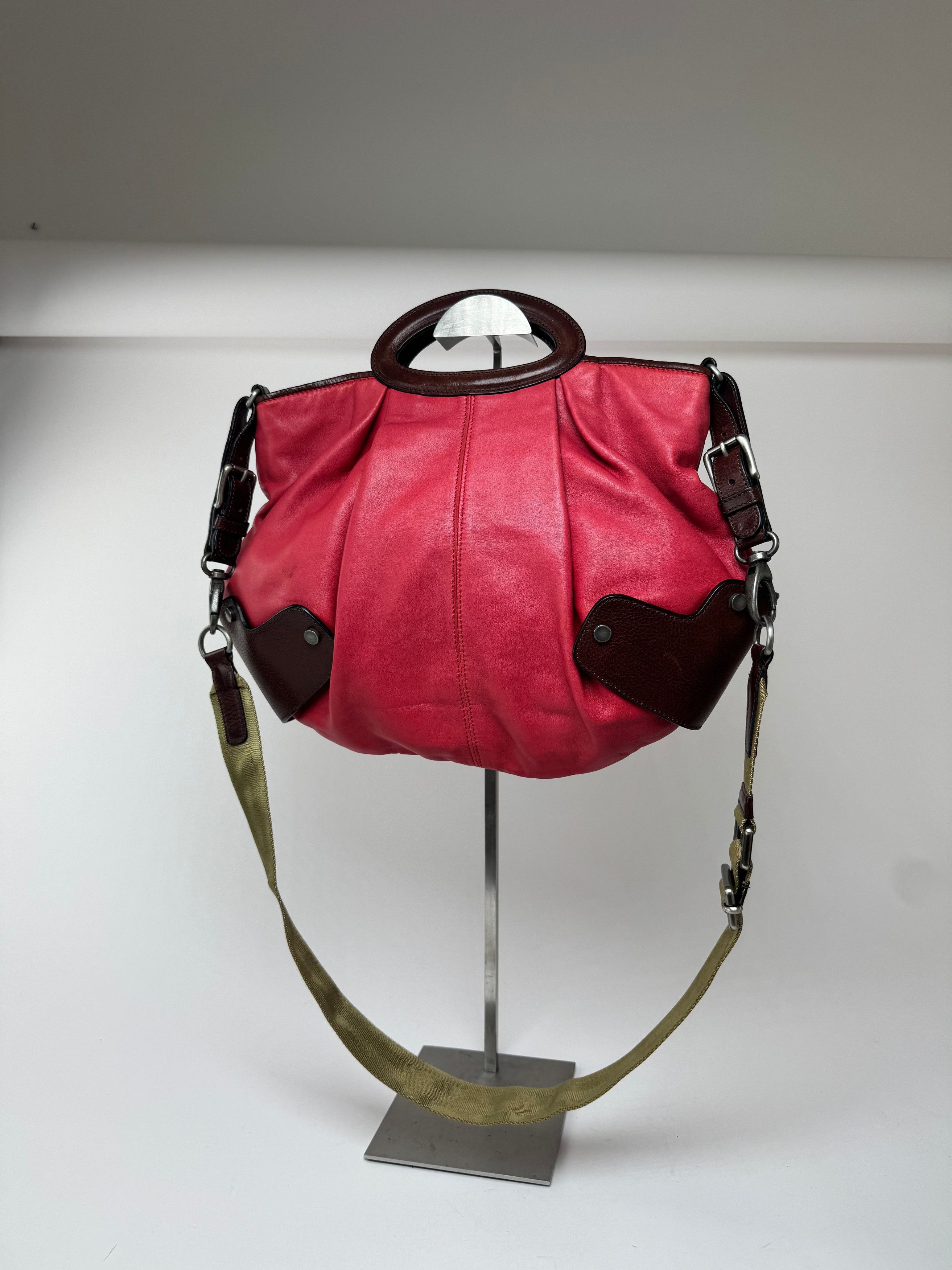 Marni Vintage 2 Way Bag red brown Size ONE SIZE - 6 Thumbnail