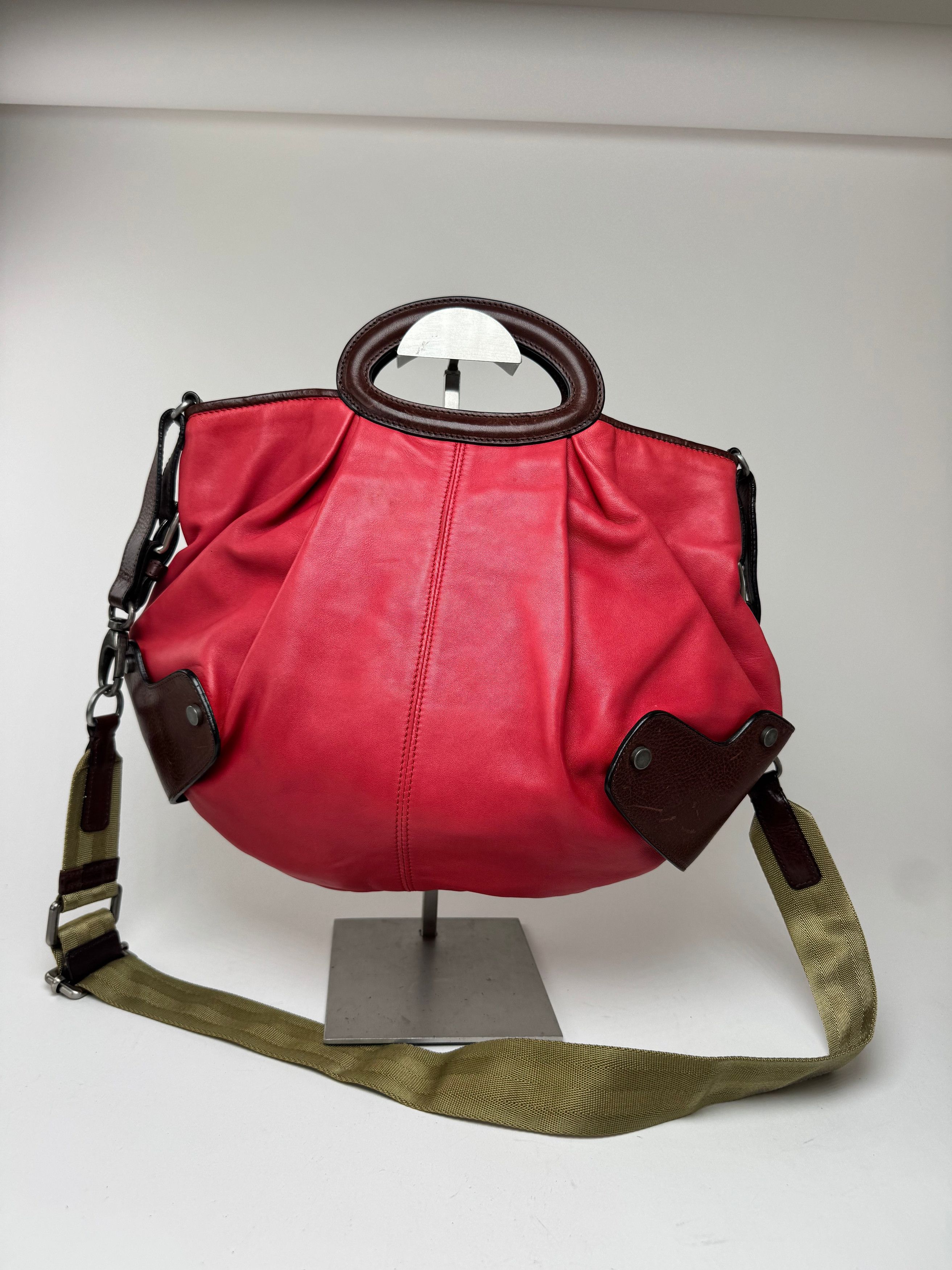 Marni Vintage 2 Way Bag red brown Size ONE SIZE - 2 Thumbnail