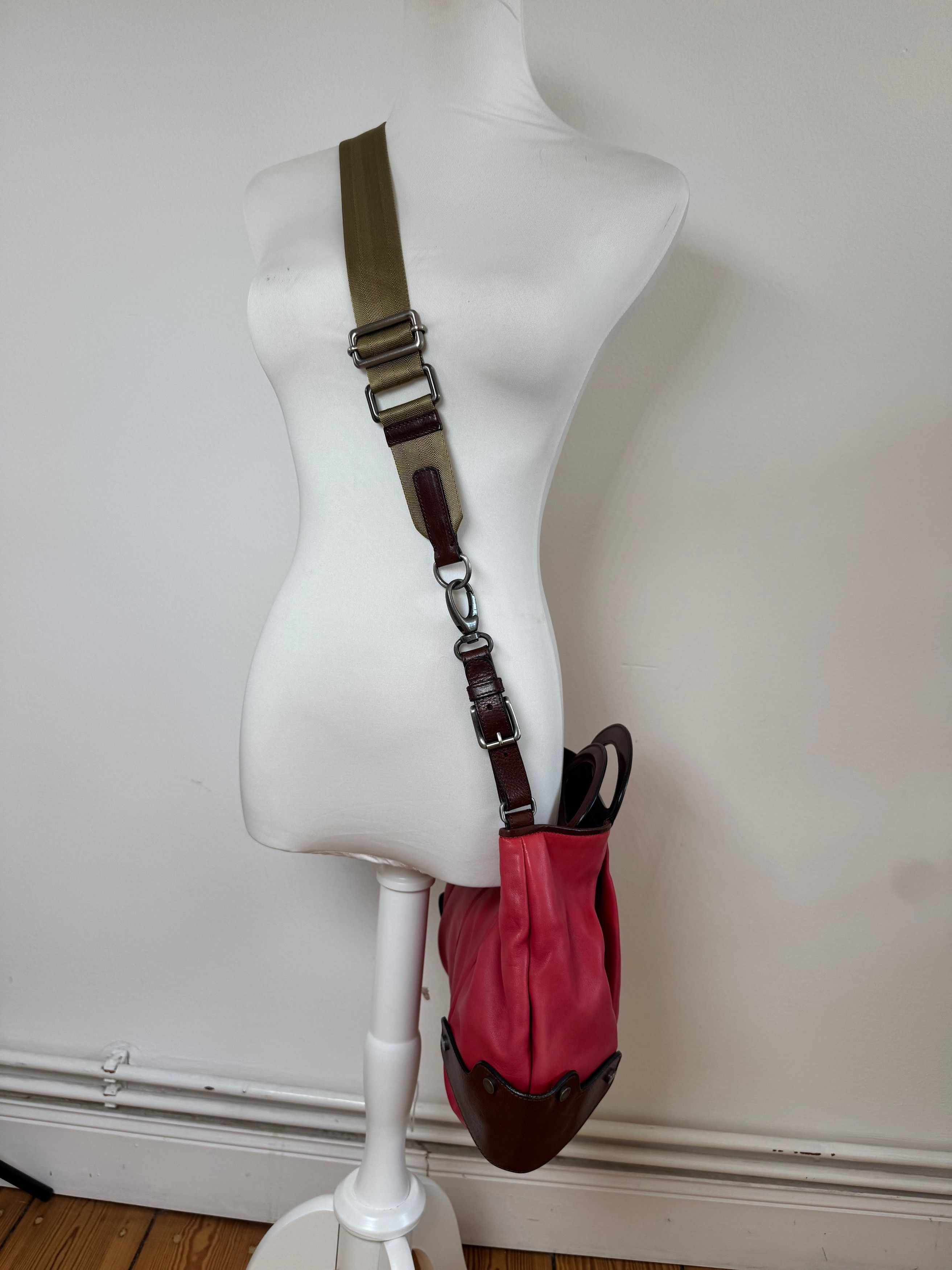 Marni Vintage 2 Way Bag red brown Size ONE SIZE - 15 Thumbnail