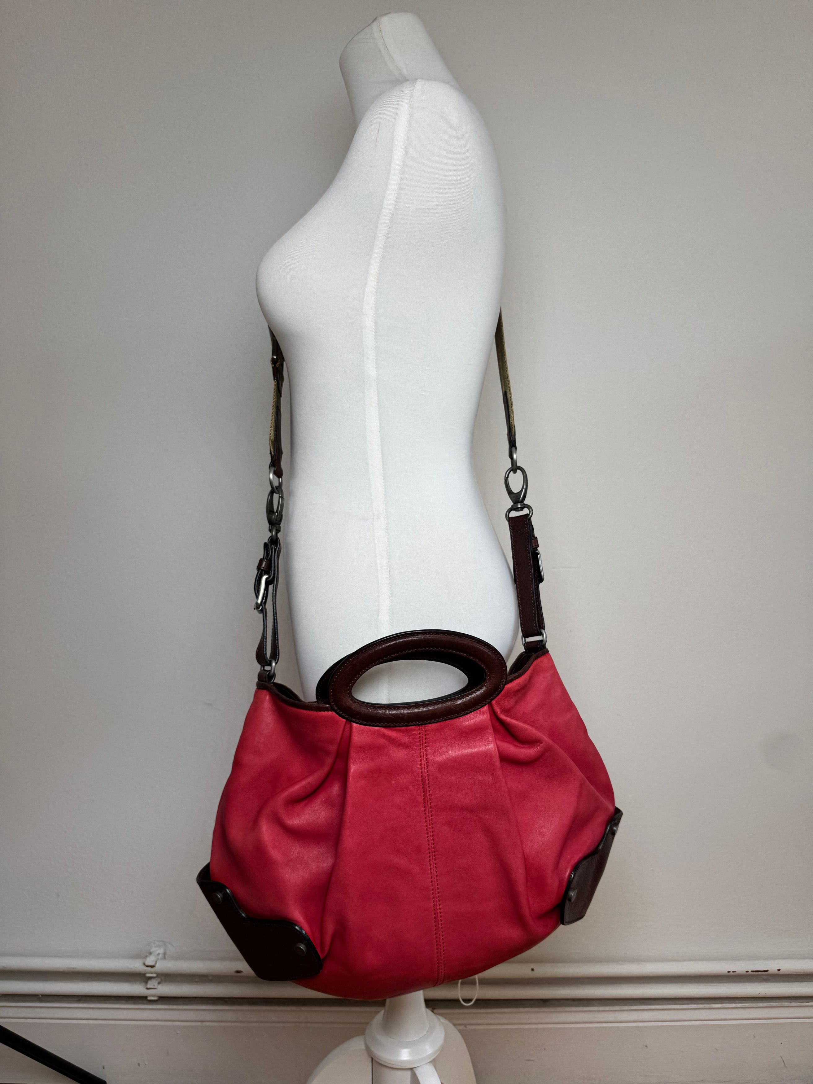 Marni Vintage 2 Way Bag red brown Size ONE SIZE - 14 Thumbnail