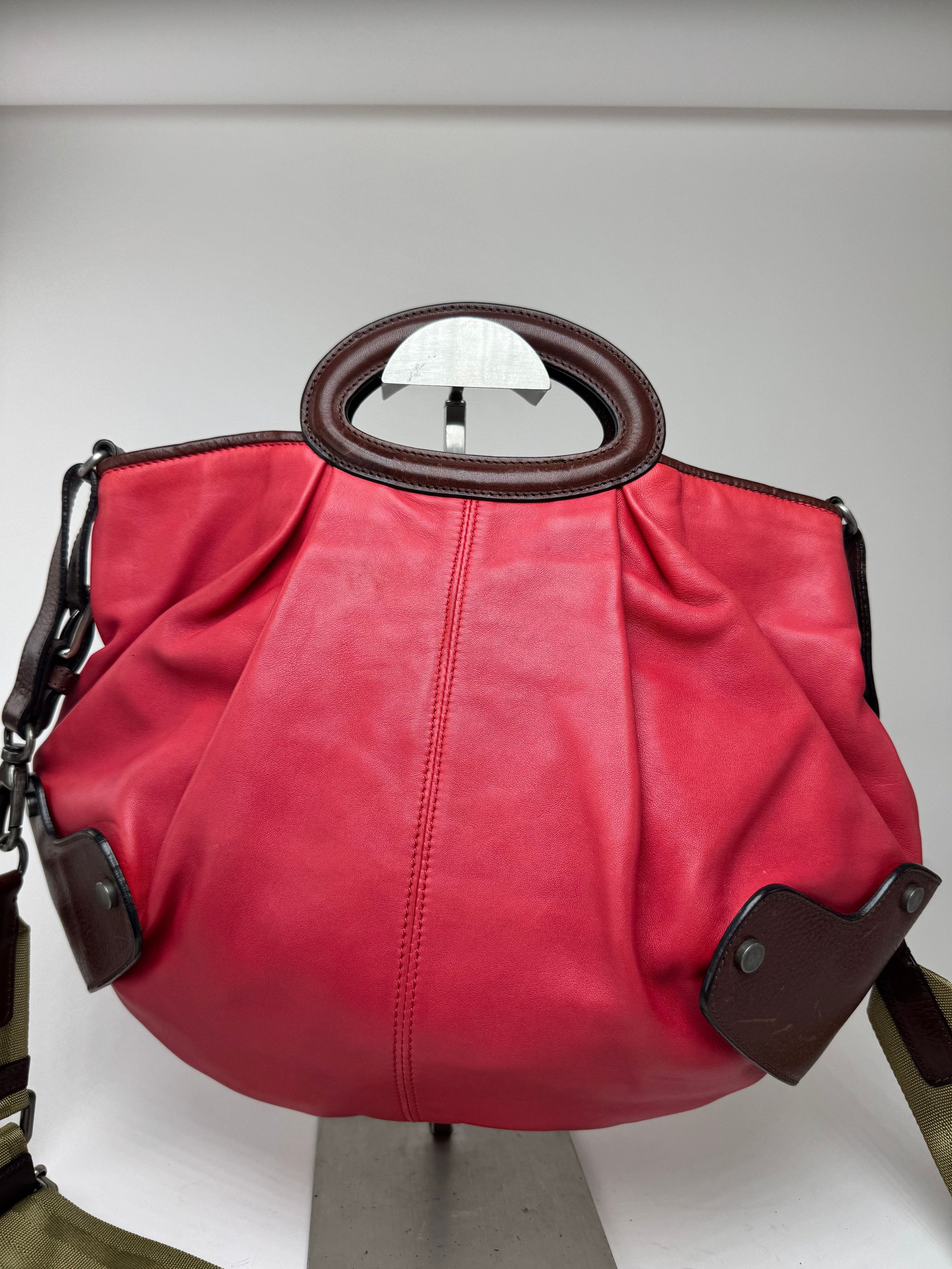 Marni Vintage 2 Way Bag red brown Size ONE SIZE - 7 Thumbnail
