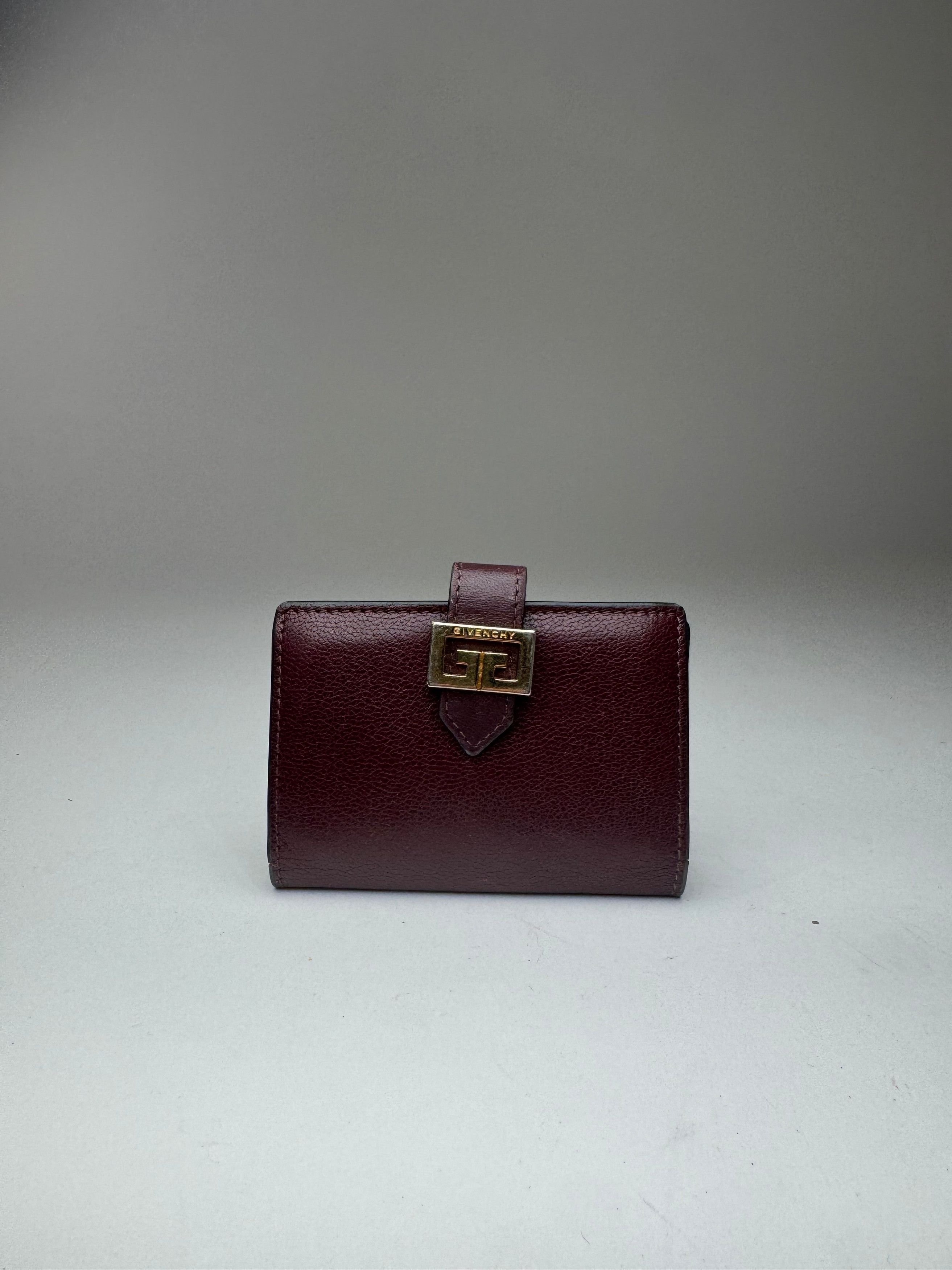 Givenchy Vintage Leather Card holder purple Size ONE SIZE - 5 Thumbnail