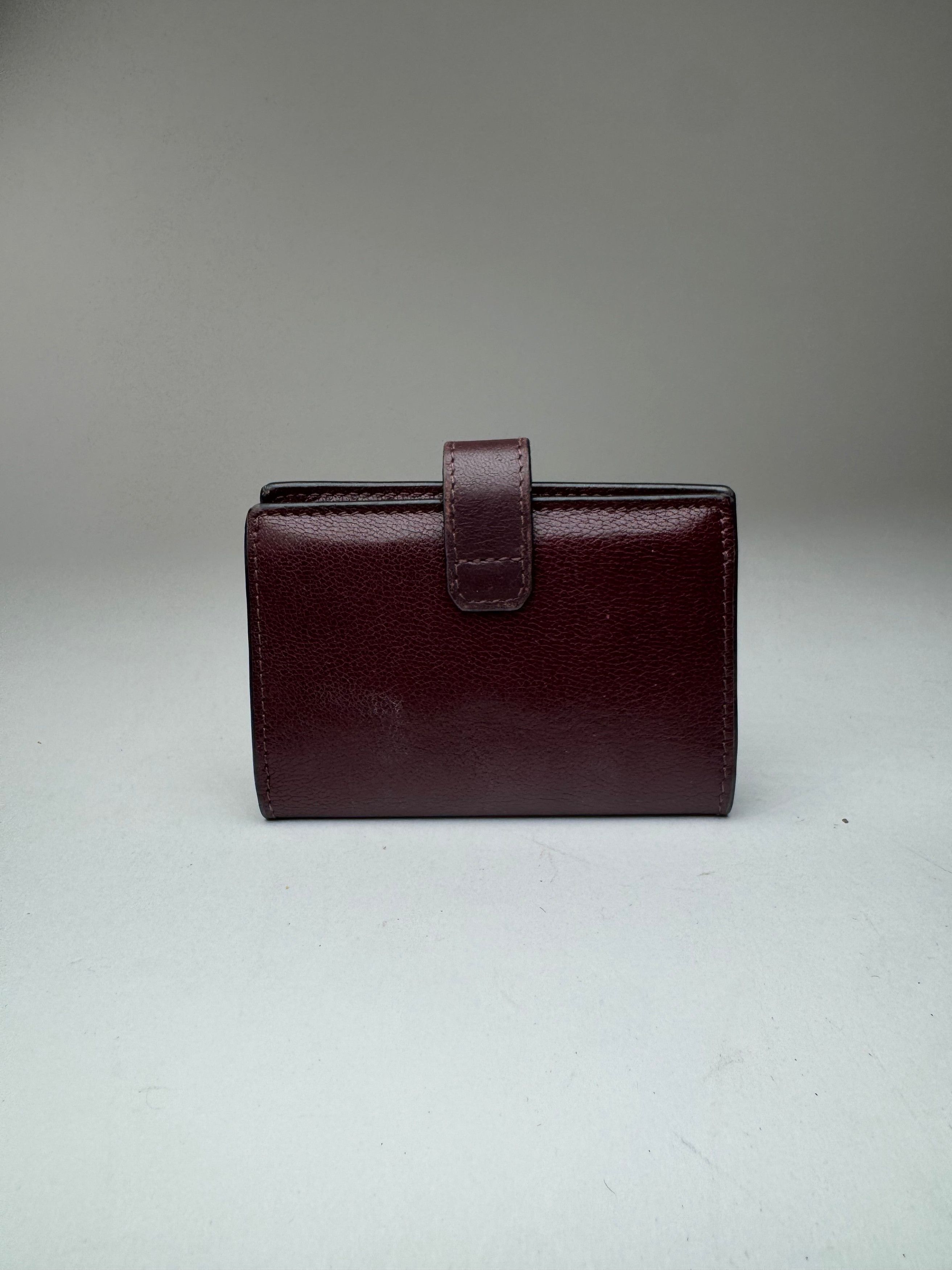 Givenchy Vintage Leather Card holder purple Size ONE SIZE - 14 Thumbnail