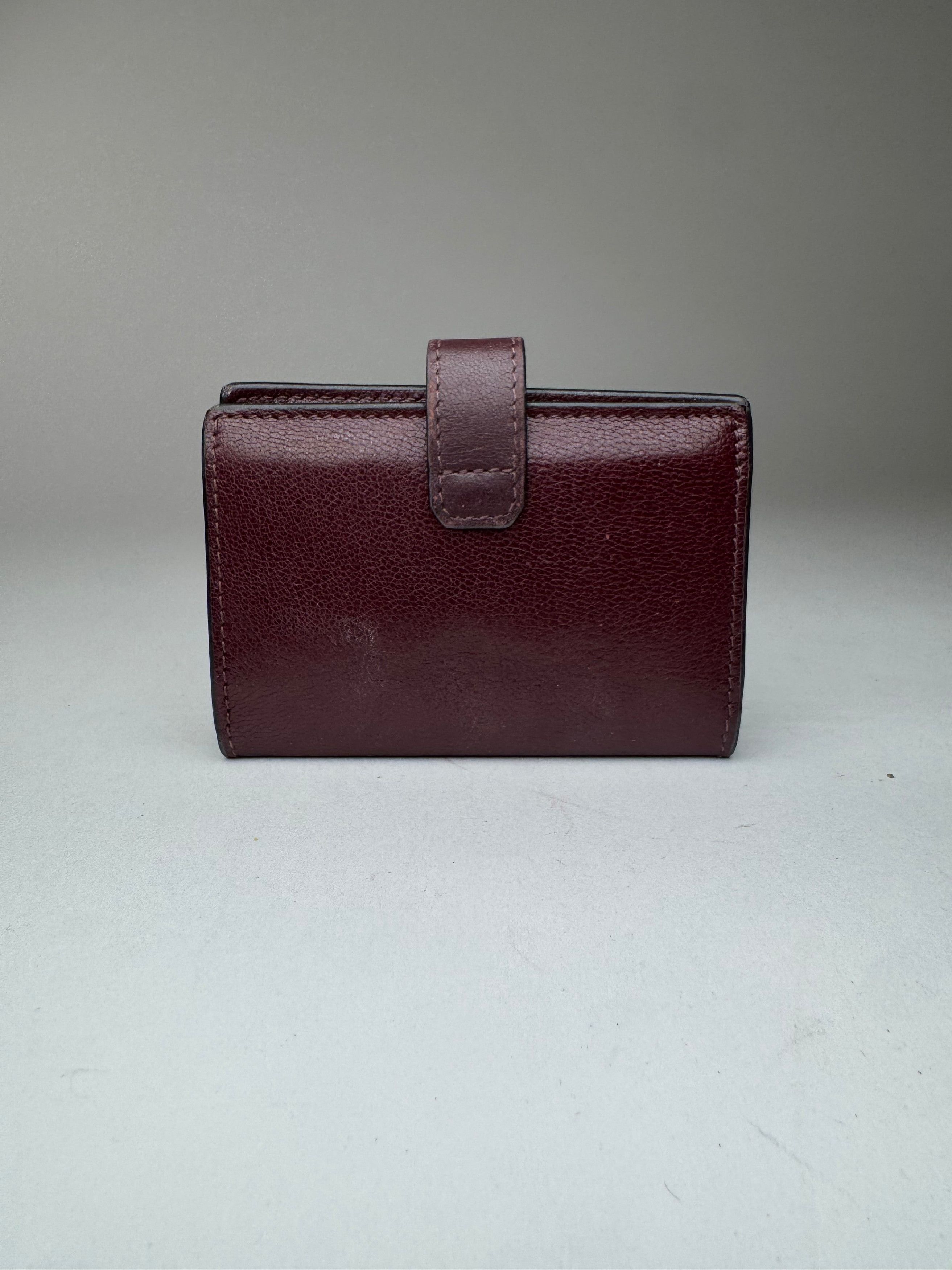 Givenchy Vintage Leather Card holder purple Size ONE SIZE - 10 Thumbnail