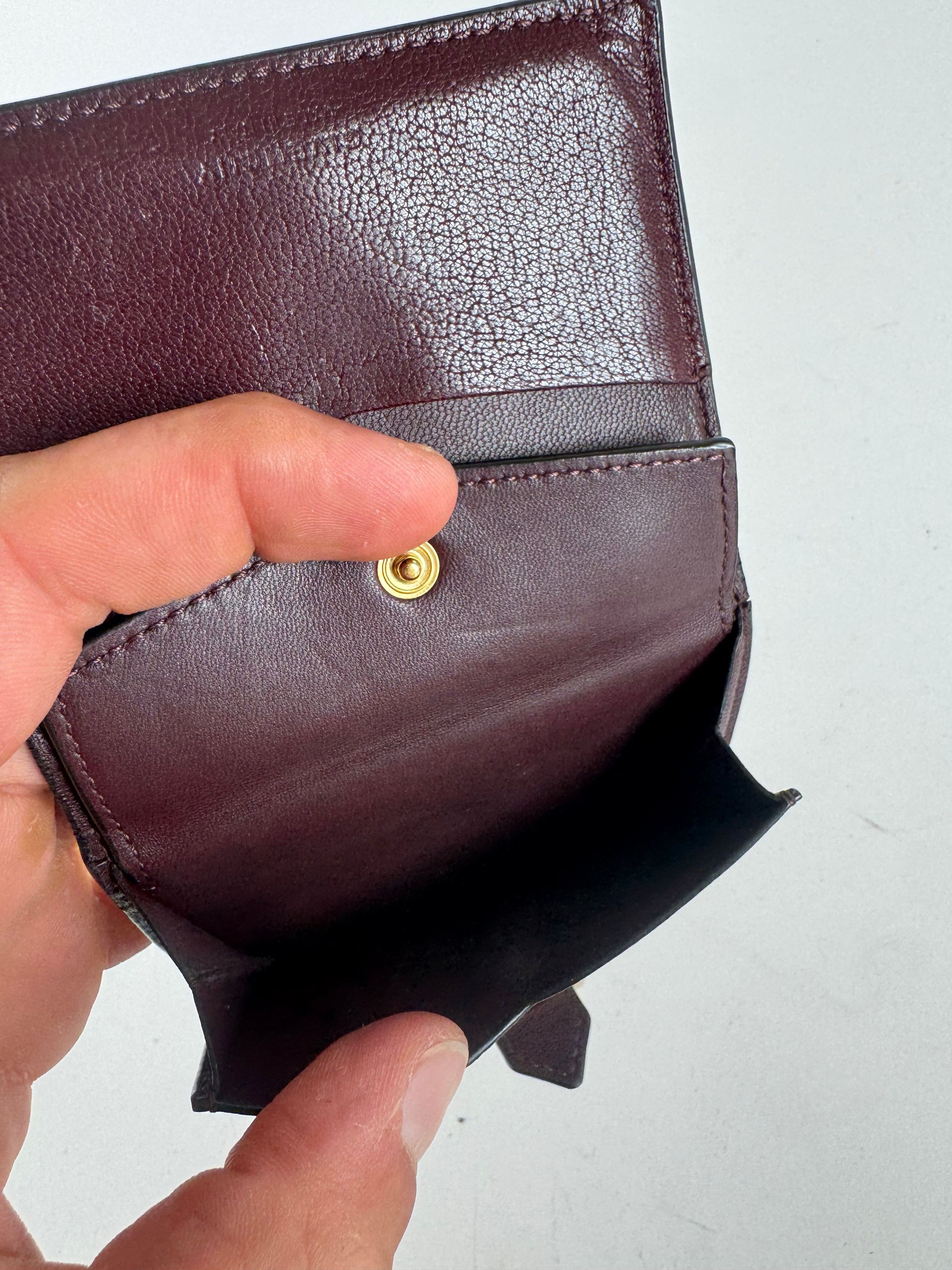 Givenchy Vintage Leather Card holder purple Size ONE SIZE - 7 Thumbnail