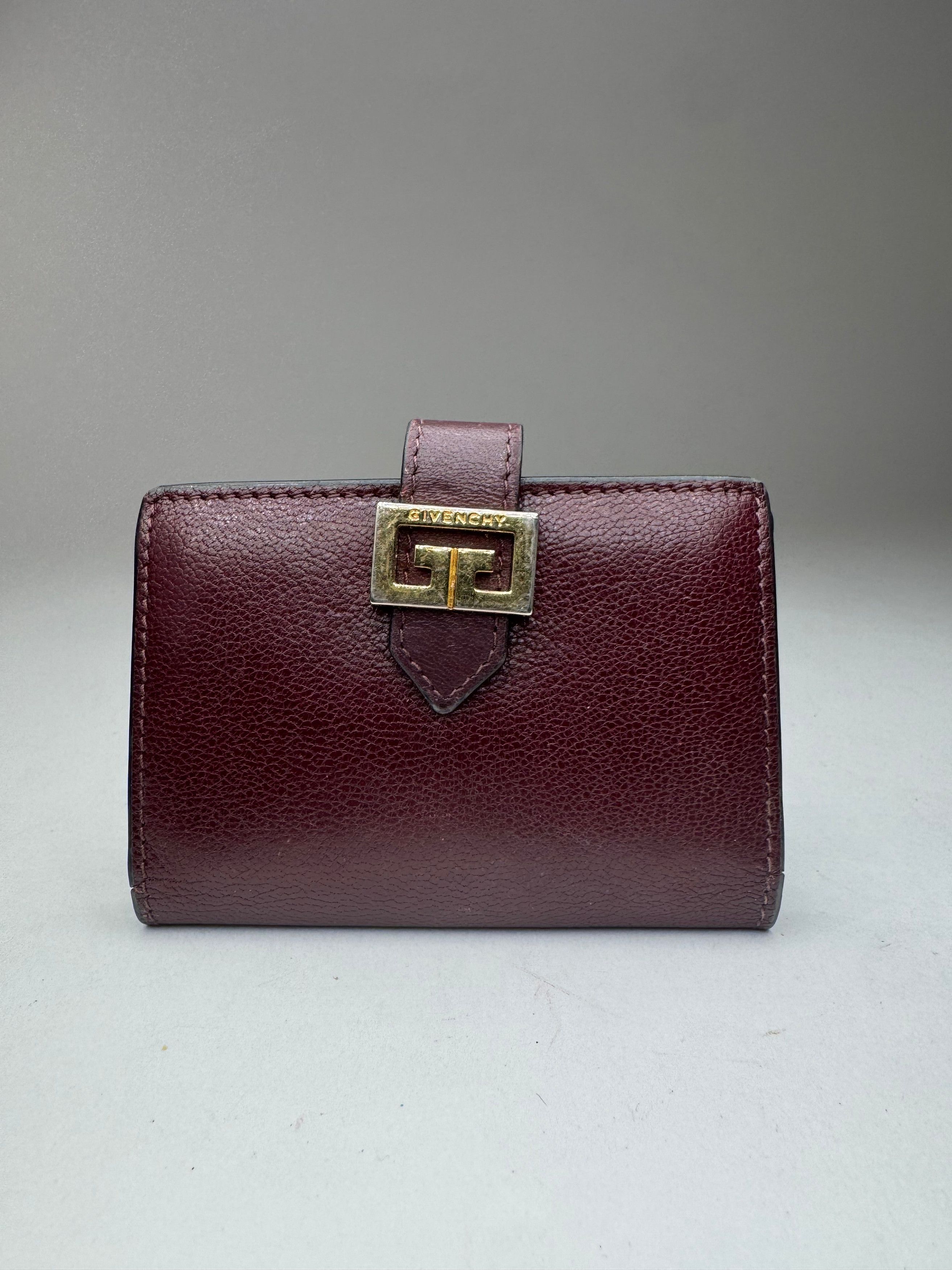 Givenchy Vintage Leather Card holder purple Size ONE SIZE - 11 Thumbnail