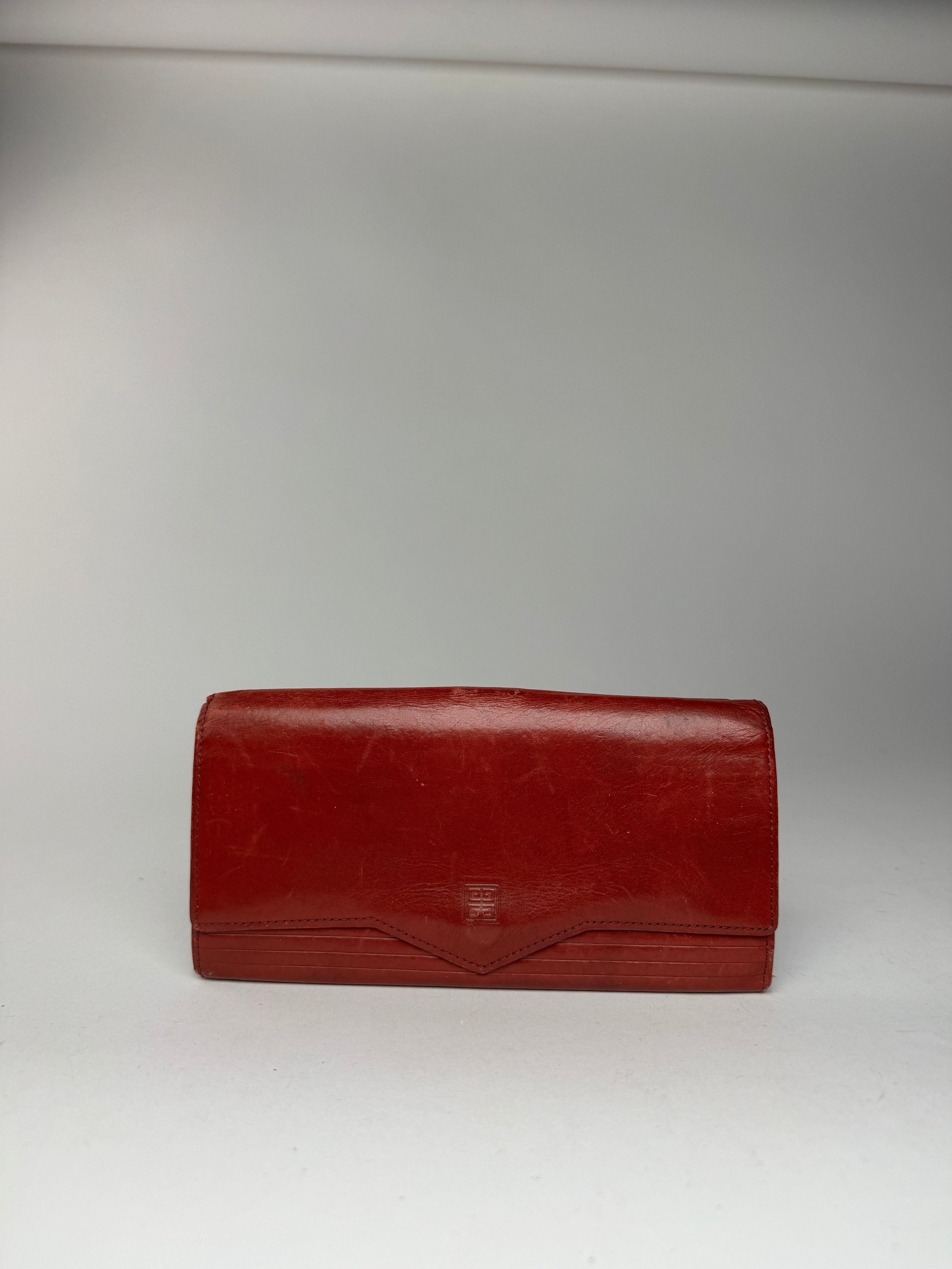 Givenchy Vintage Leather wallet red Size ONE SIZE - 3 Thumbnail