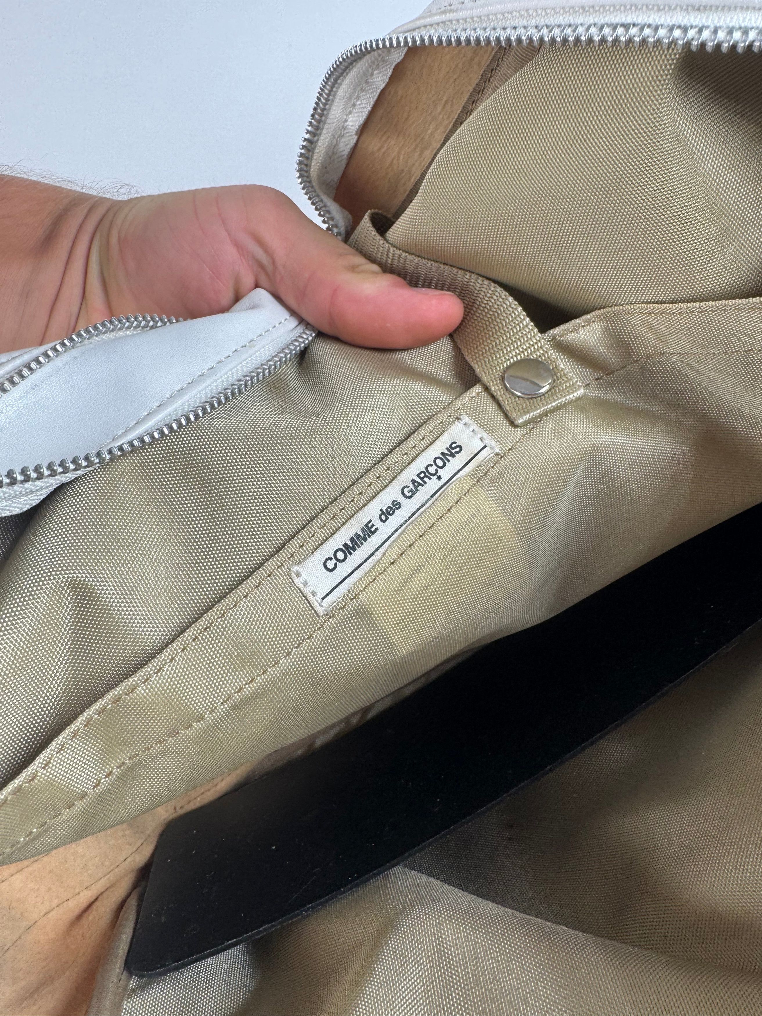 Comme des Garcons Vintage Comme Des Garçons Leather Bag white Size ONE SIZE - 7 Thumbnail