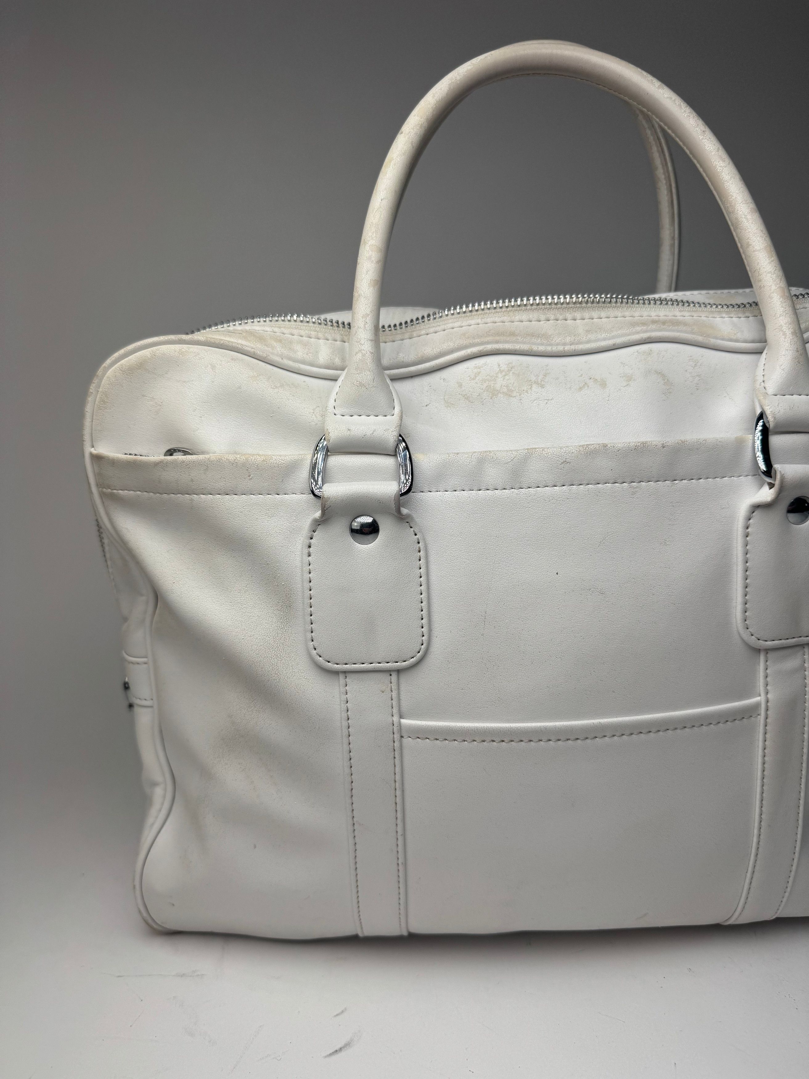 Comme des Garcons Vintage Comme Des Garçons Leather Bag white Size ONE SIZE - 2 Thumbnail