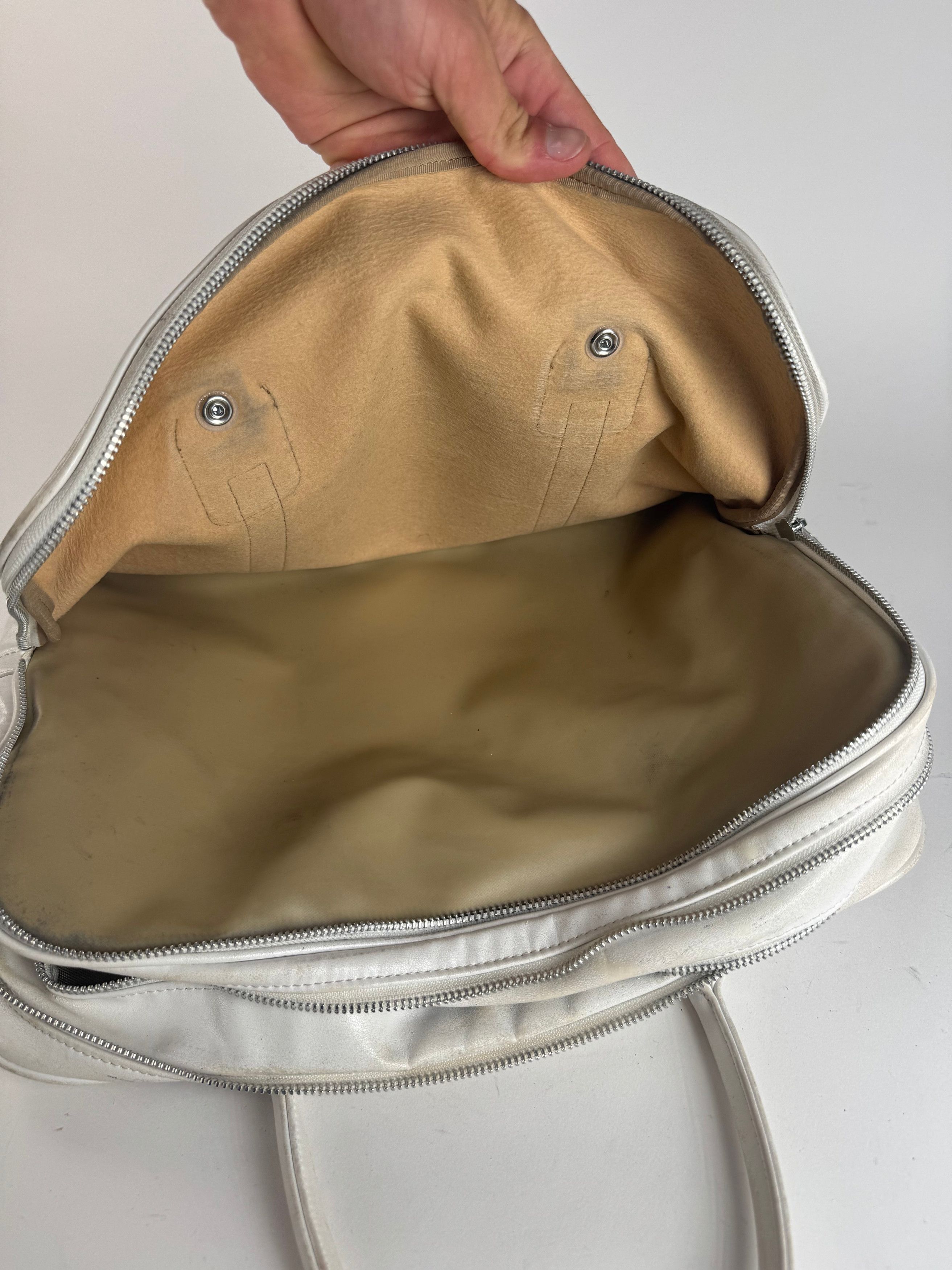 Comme des Garcons Vintage Comme Des Garçons Leather Bag white Size ONE SIZE - 8 Thumbnail
