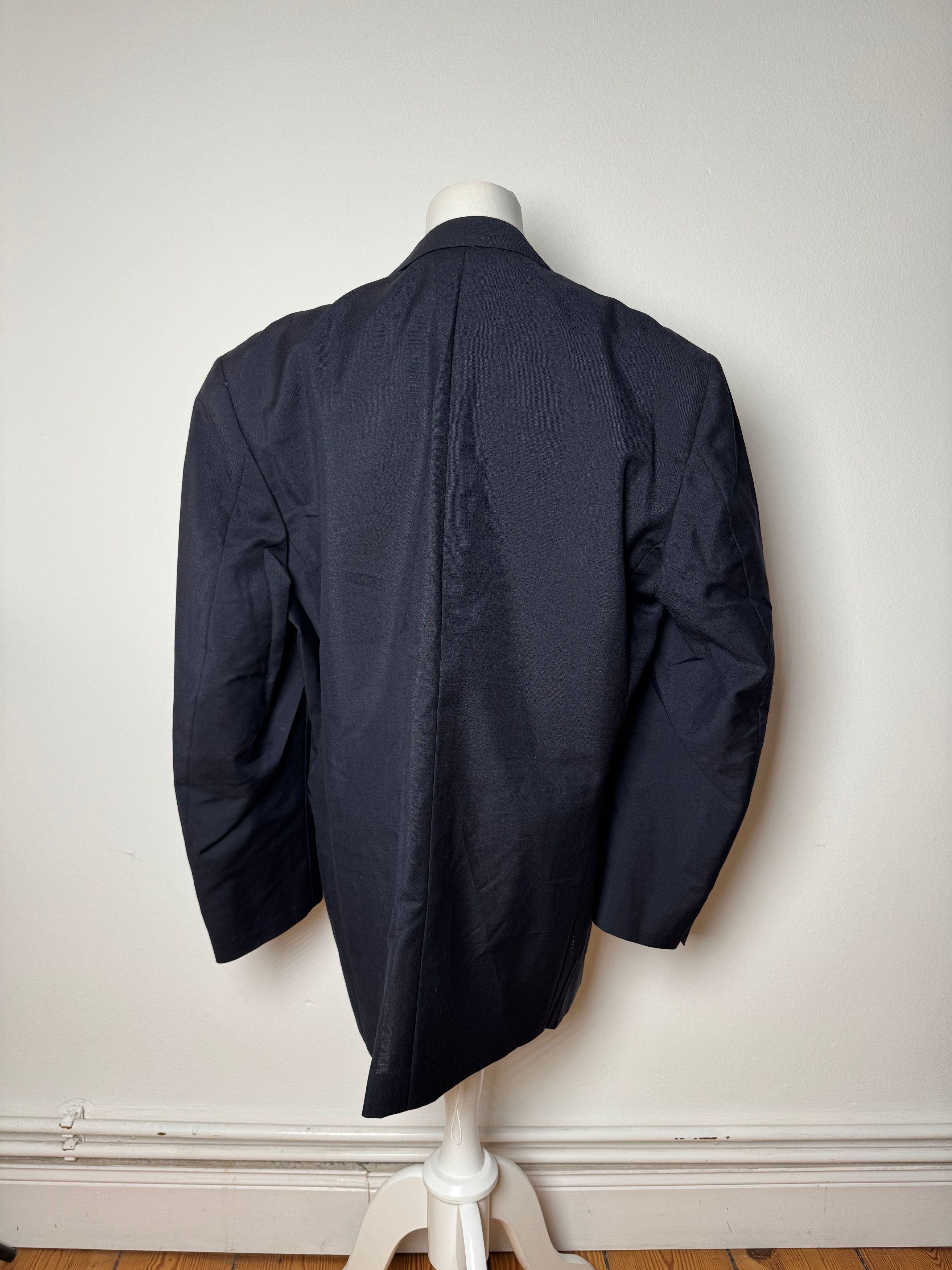 Dior Vintage Wool Blazer Navy 52/L Size L / US 10 / IT 46 - 3 Thumbnail
