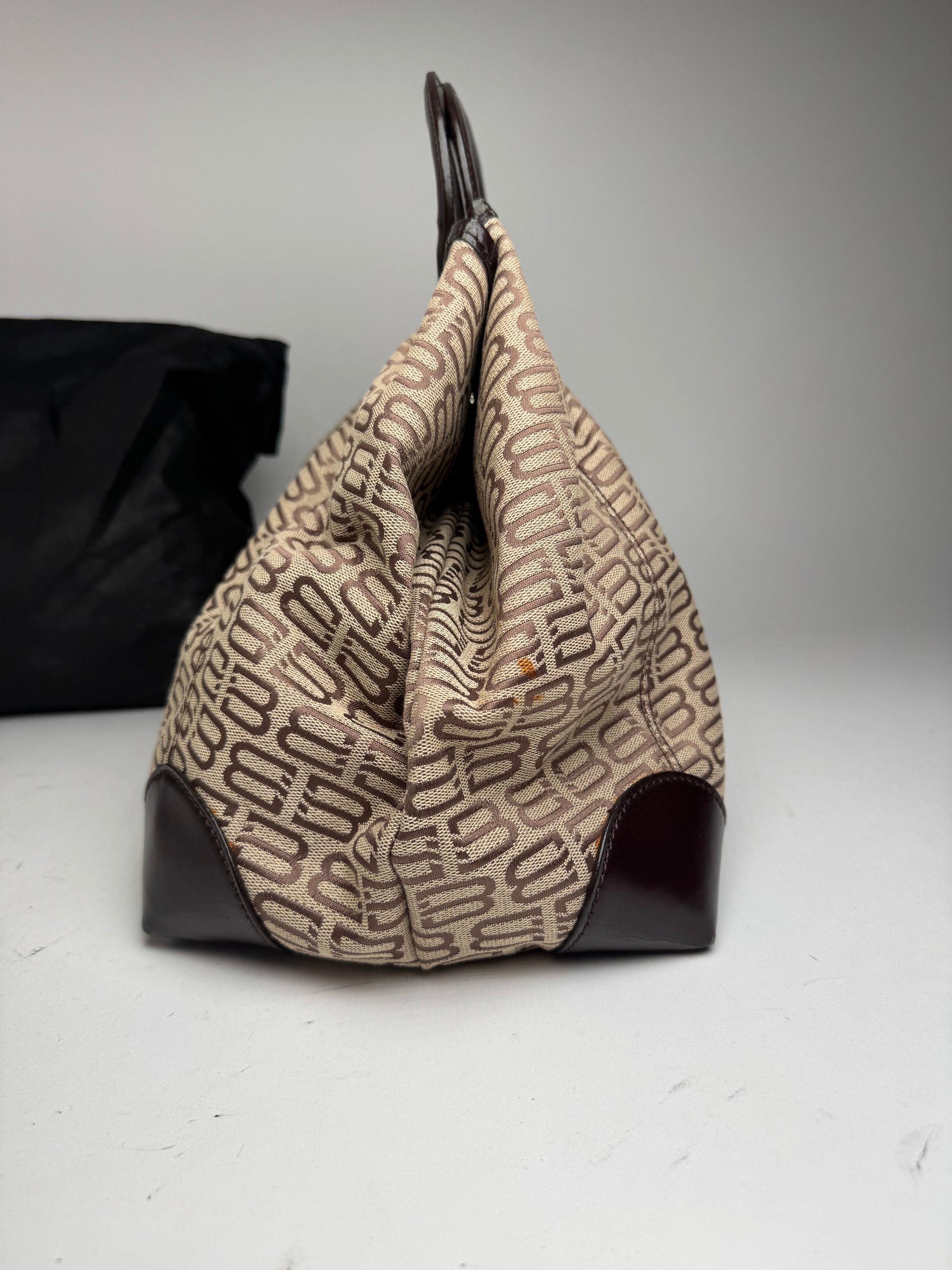 Balenciaga Vintage Monogramm Bag beige Brown Size ONE SIZE - 7 Thumbnail