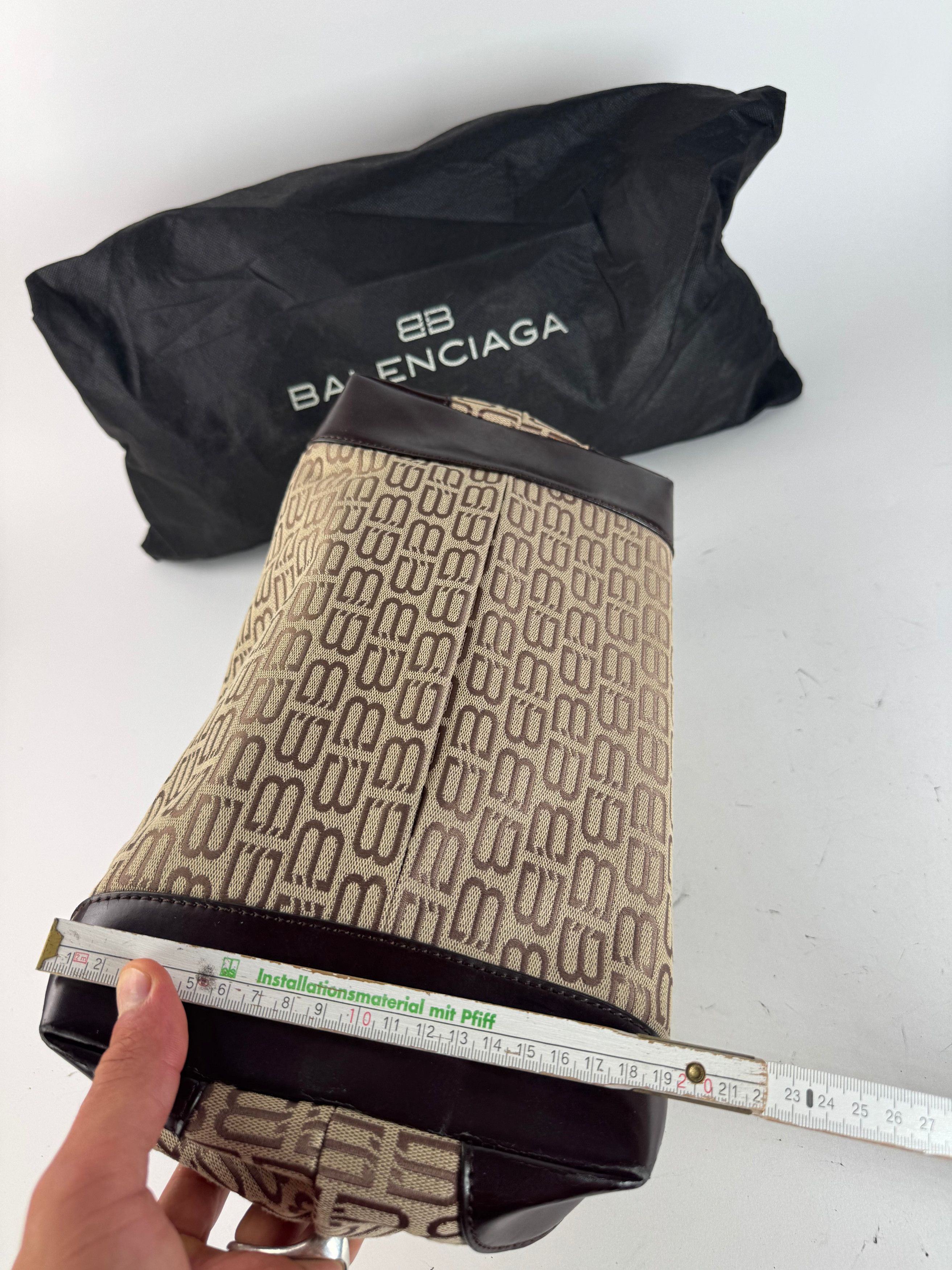 Balenciaga Vintage Monogramm Bag beige Brown Size ONE SIZE - 13 Thumbnail