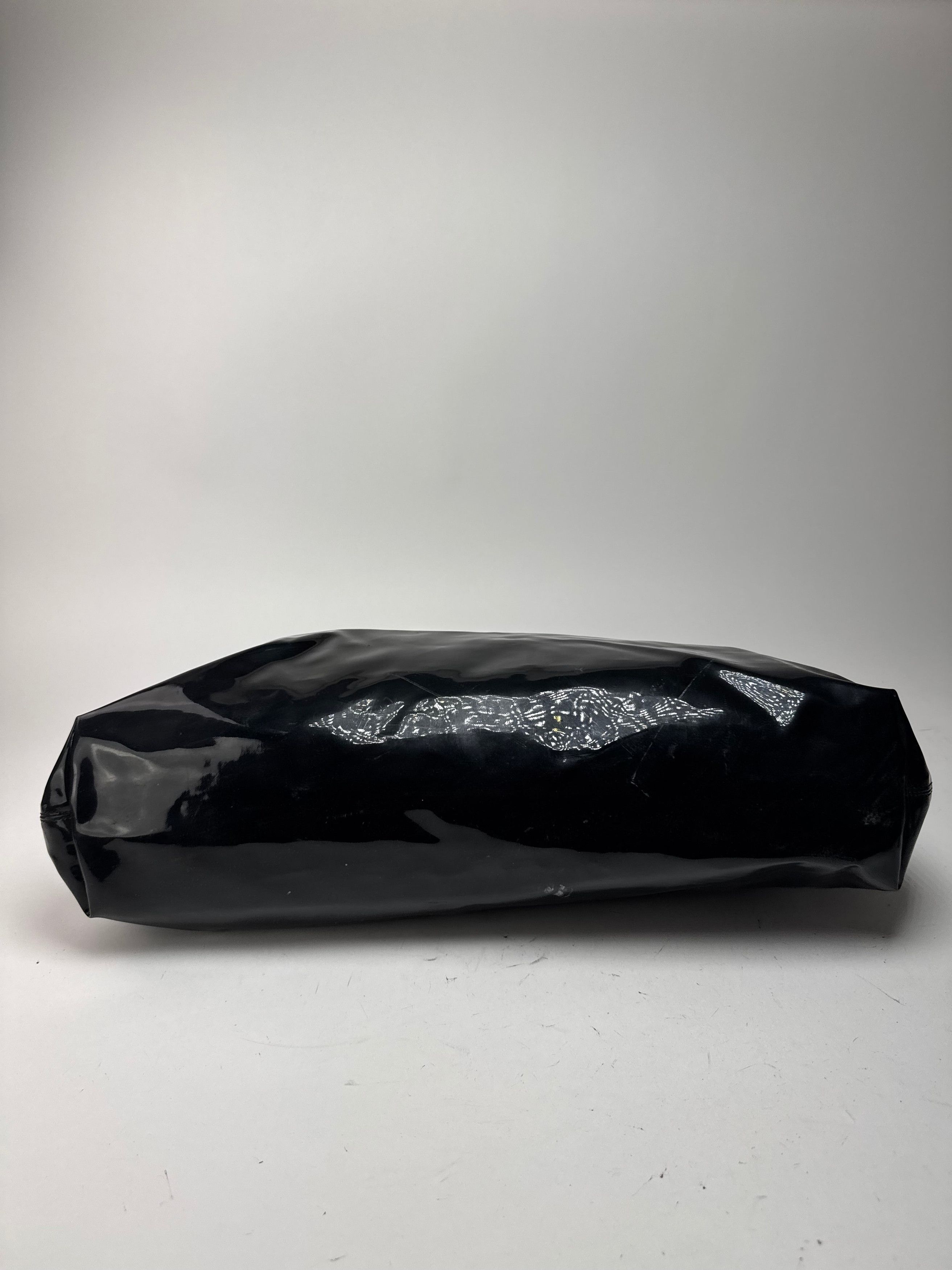 Celine Vintage Paris Patent Leather Ring Bag Black Size ONE SIZE - 10 Thumbnail