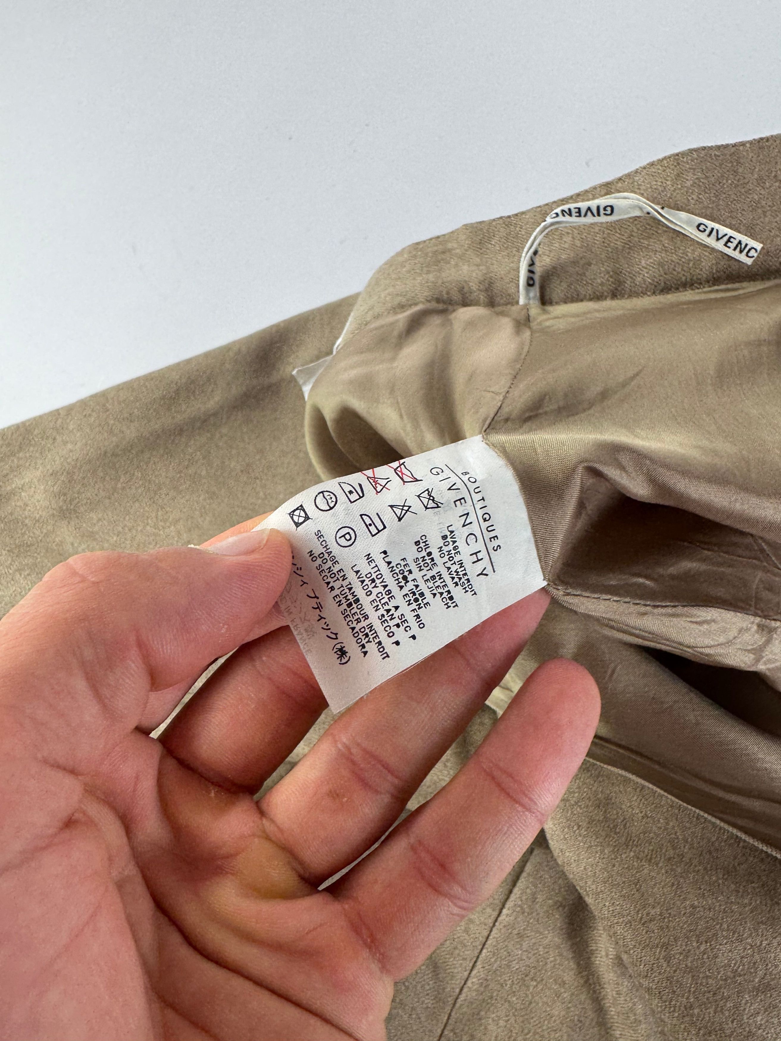 Givenchy Vintage Wool Skirt M Brown Size 30" / US 8 / IT 44 - 12 Thumbnail