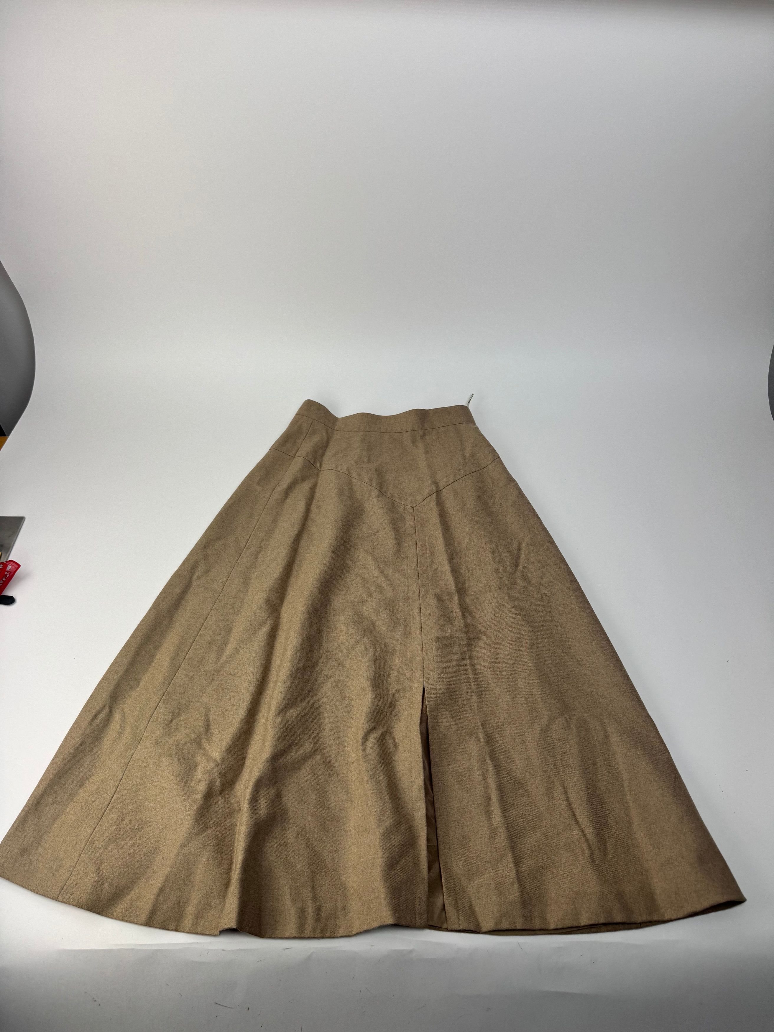 Givenchy Vintage Wool Skirt M Brown Size 30" / US 8 / IT 44 - 4 Thumbnail