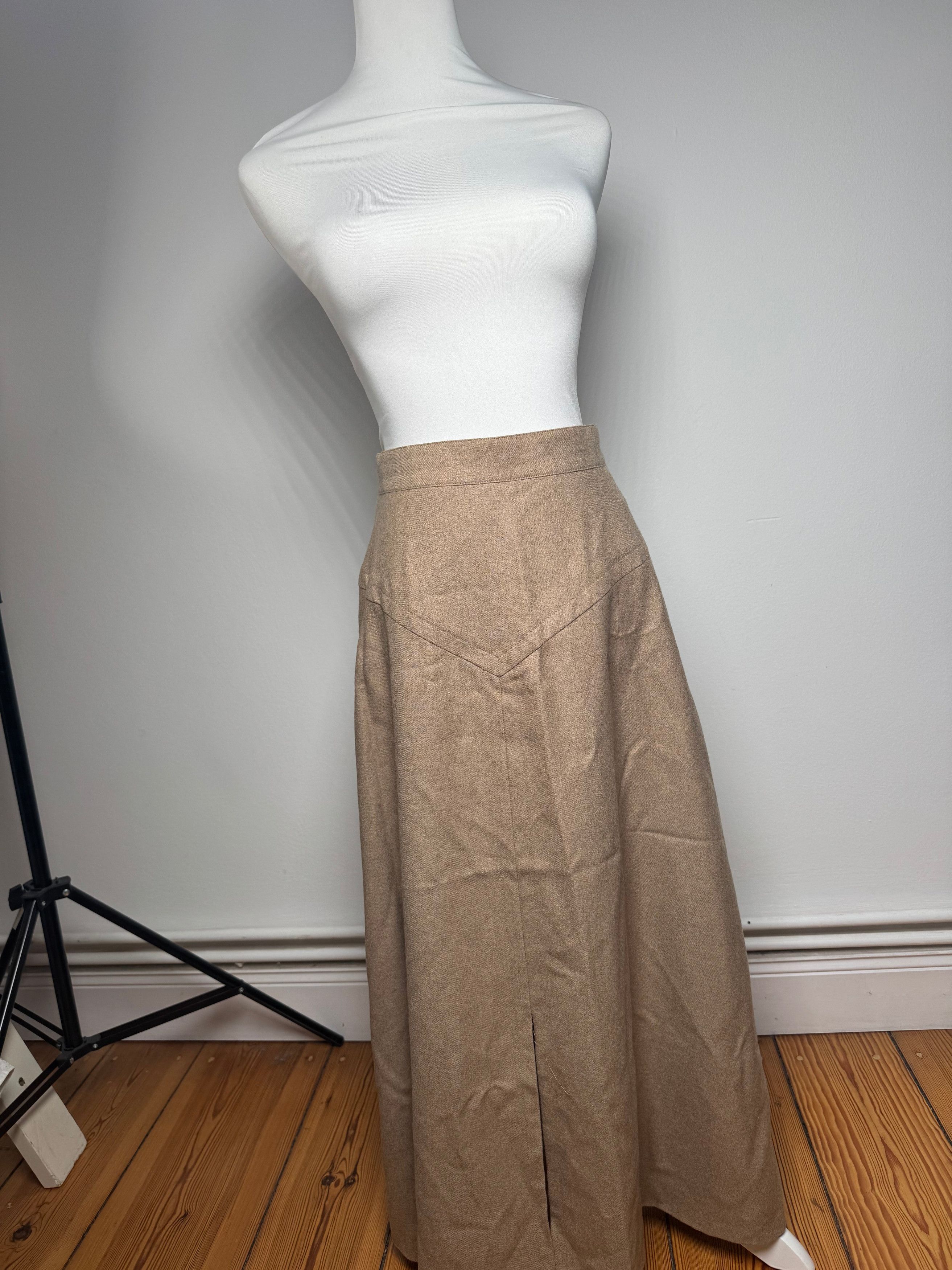 Givenchy Vintage Wool Skirt M Brown Size 30" / US 8 / IT 44 - 14 Thumbnail