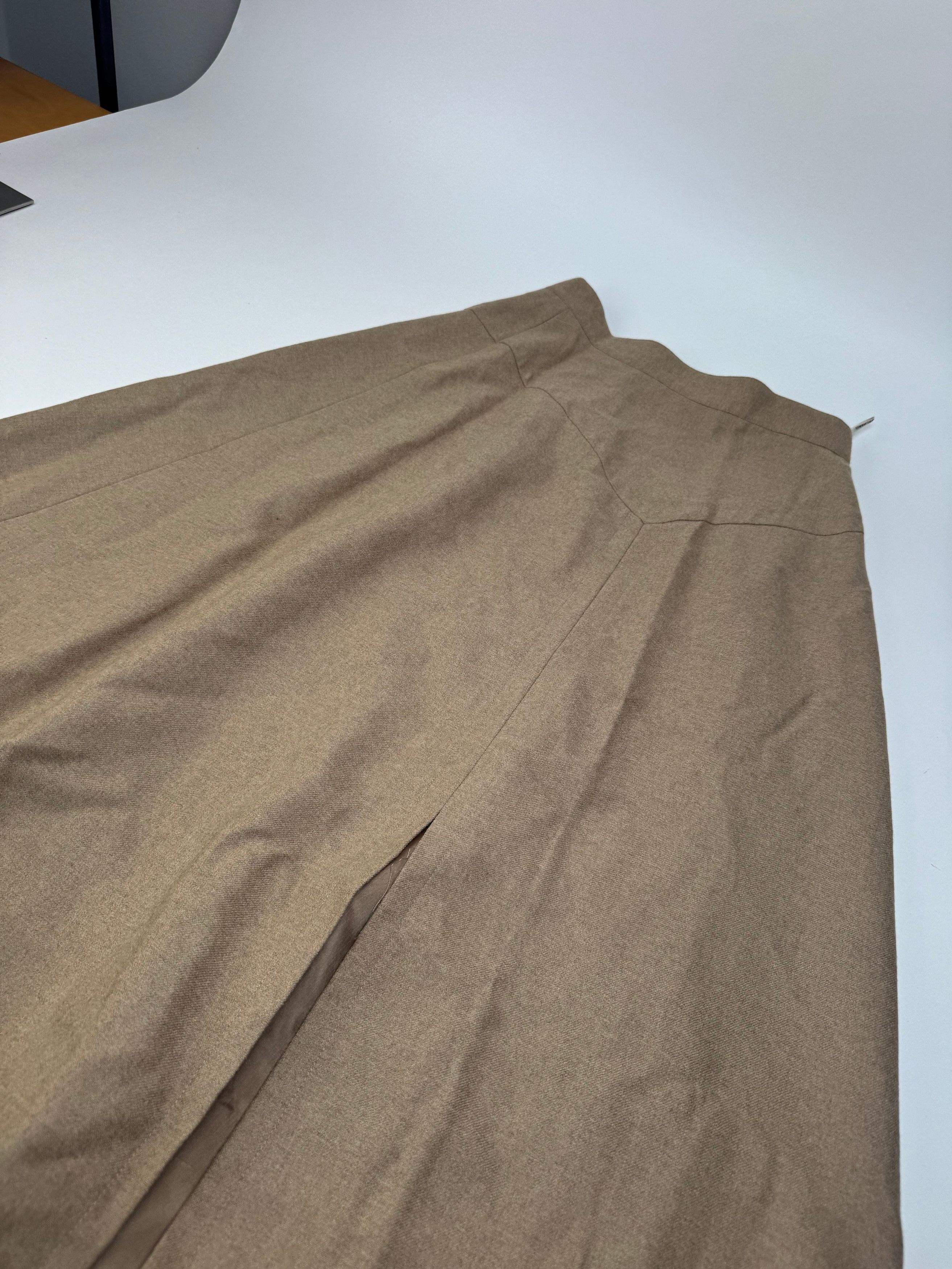 Givenchy Vintage Wool Skirt M Brown Size 30" / US 8 / IT 44 - 5 Thumbnail