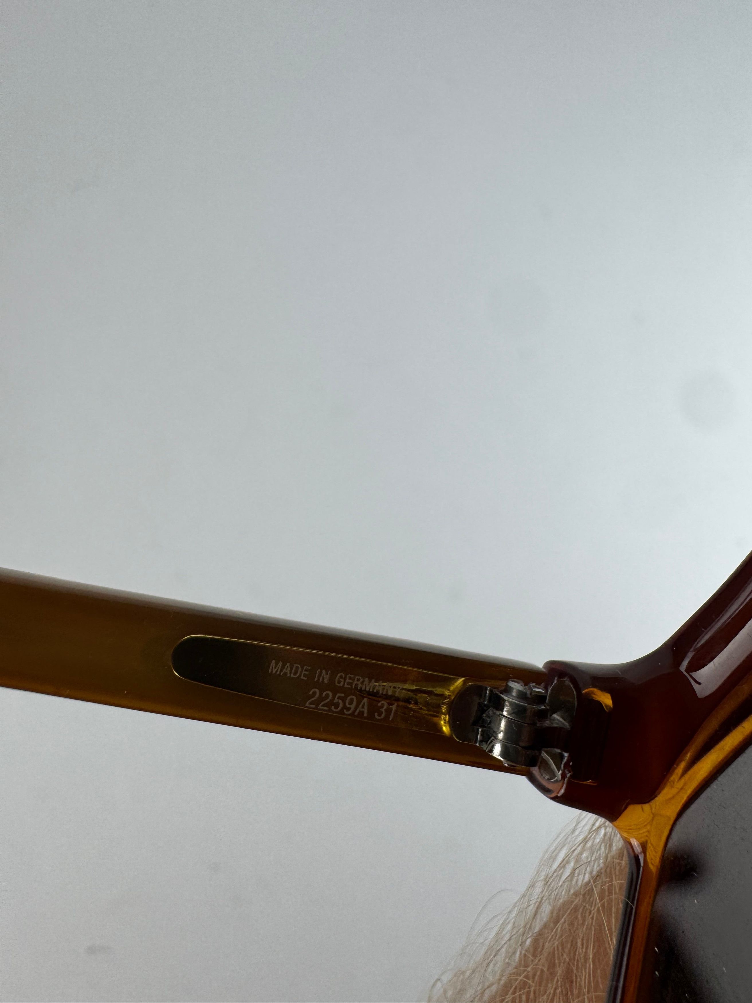 Dior Vintage Sunglasses Brown Gold Size ONE SIZE - 7 Thumbnail