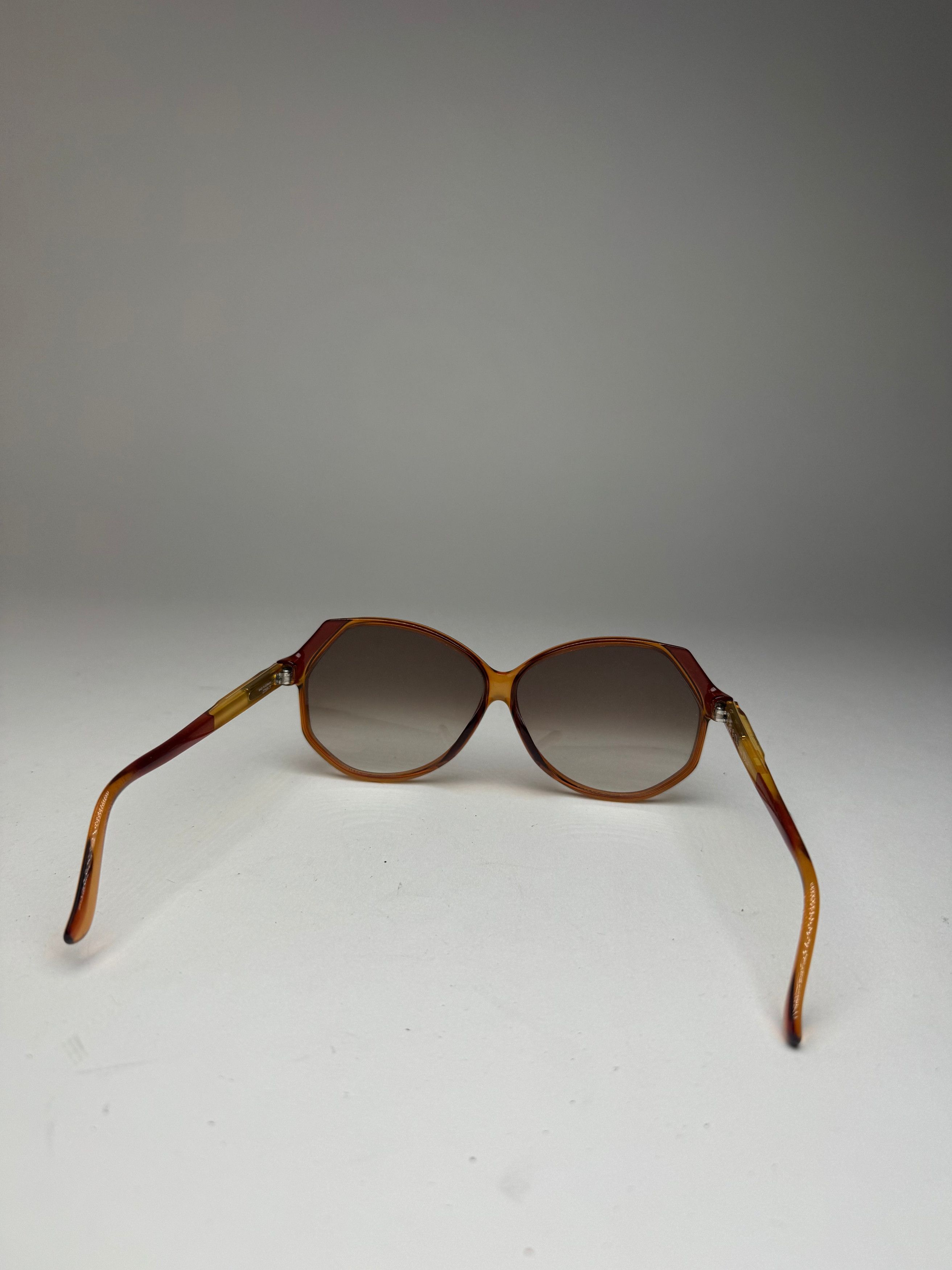 Dior Vintage Sunglasses Brown Gold Size ONE SIZE - 4 Thumbnail