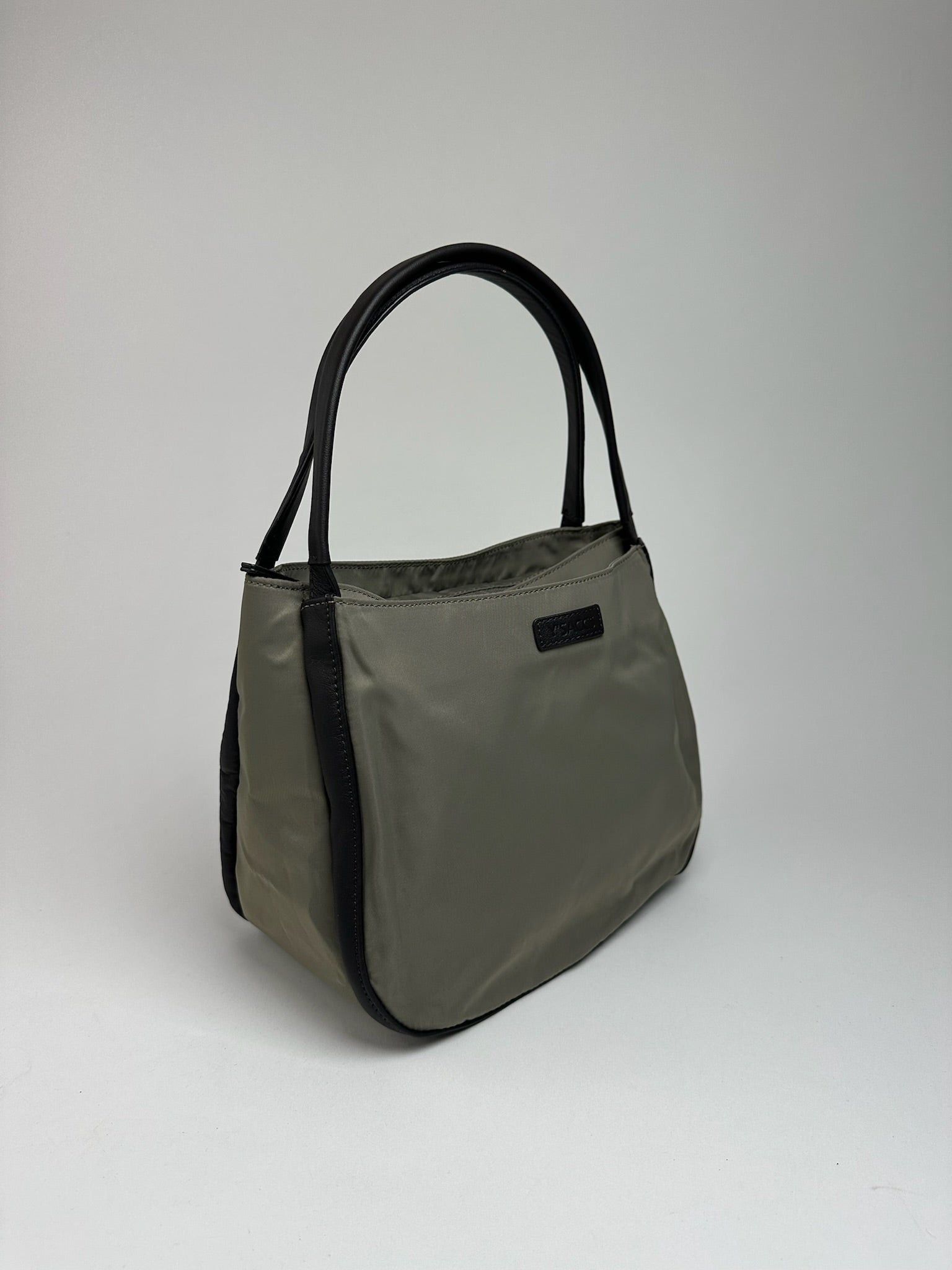 Yohji Yamamoto Vintage Polyester Leather Bag Grey Black Size ONE SIZE - 6 Thumbnail