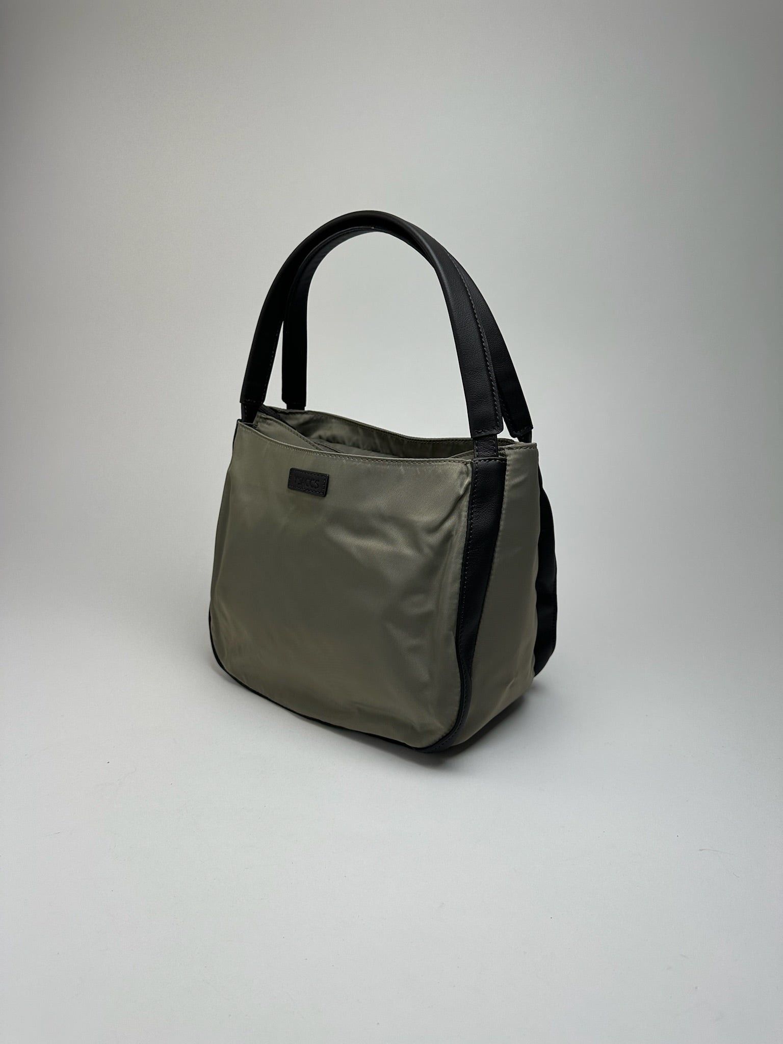 Yohji Yamamoto Vintage Polyester Leather Bag Grey Black Size ONE SIZE - 11 Thumbnail