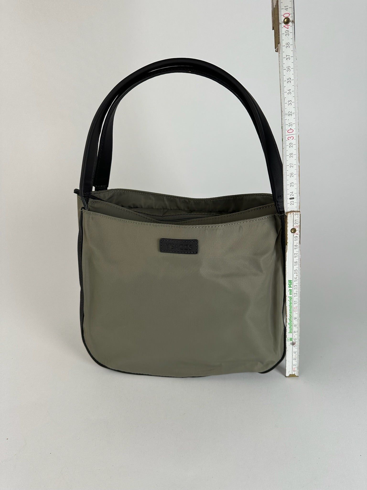 Yohji Yamamoto Vintage Polyester Leather Bag Grey Black Size ONE SIZE - 12 Thumbnail