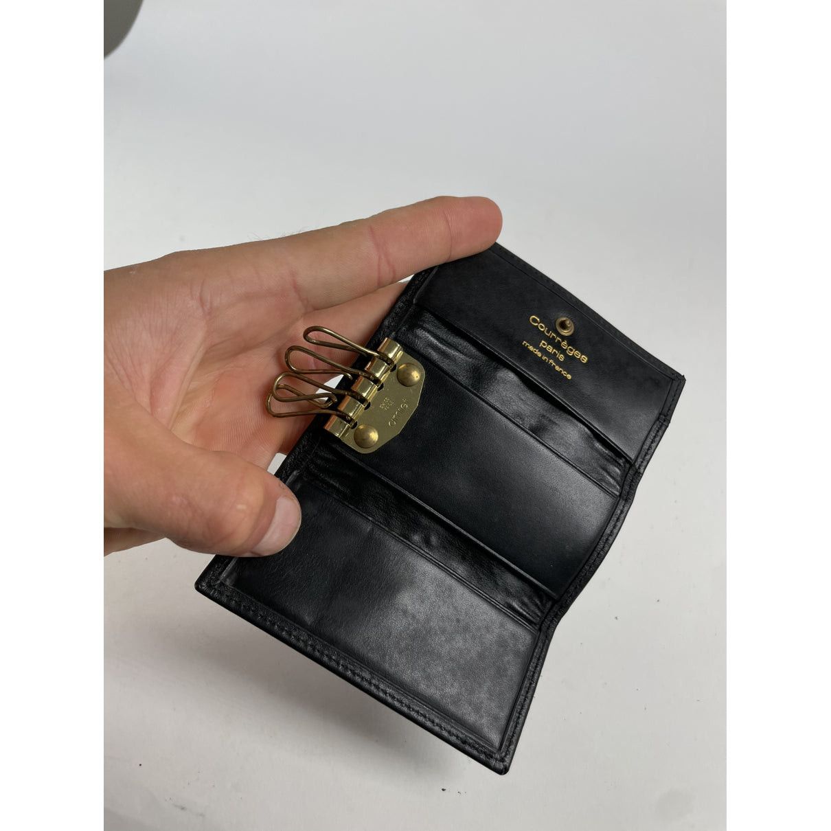 Courreges Courrèges Black Leather Purse Size ONE SIZE - 4 Thumbnail
