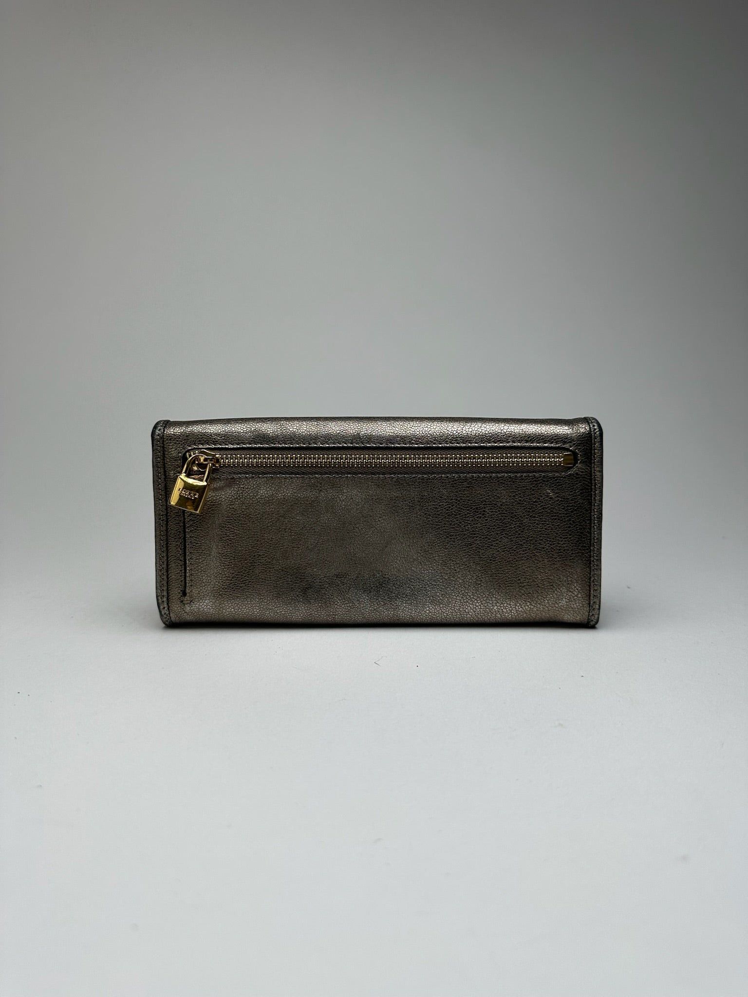 Loewe Vintage Madrid Leather wallet Silver Size ONE SIZE - 2 Thumbnail