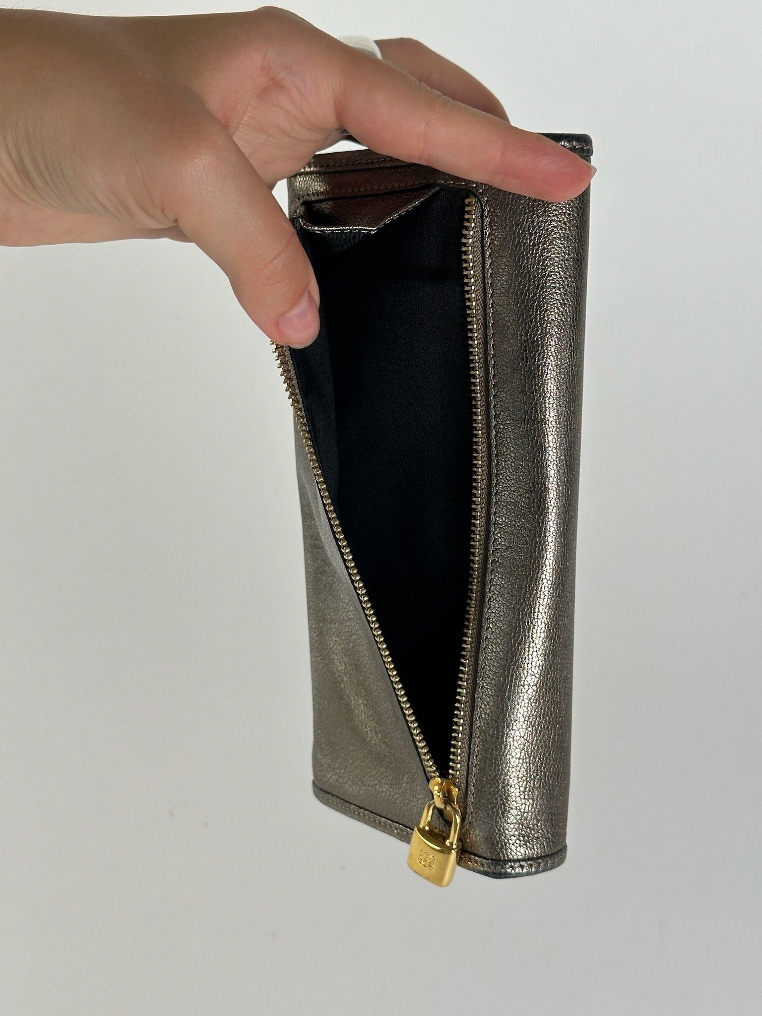 Loewe Vintage Madrid Leather wallet Silver Size ONE SIZE - 5 Thumbnail