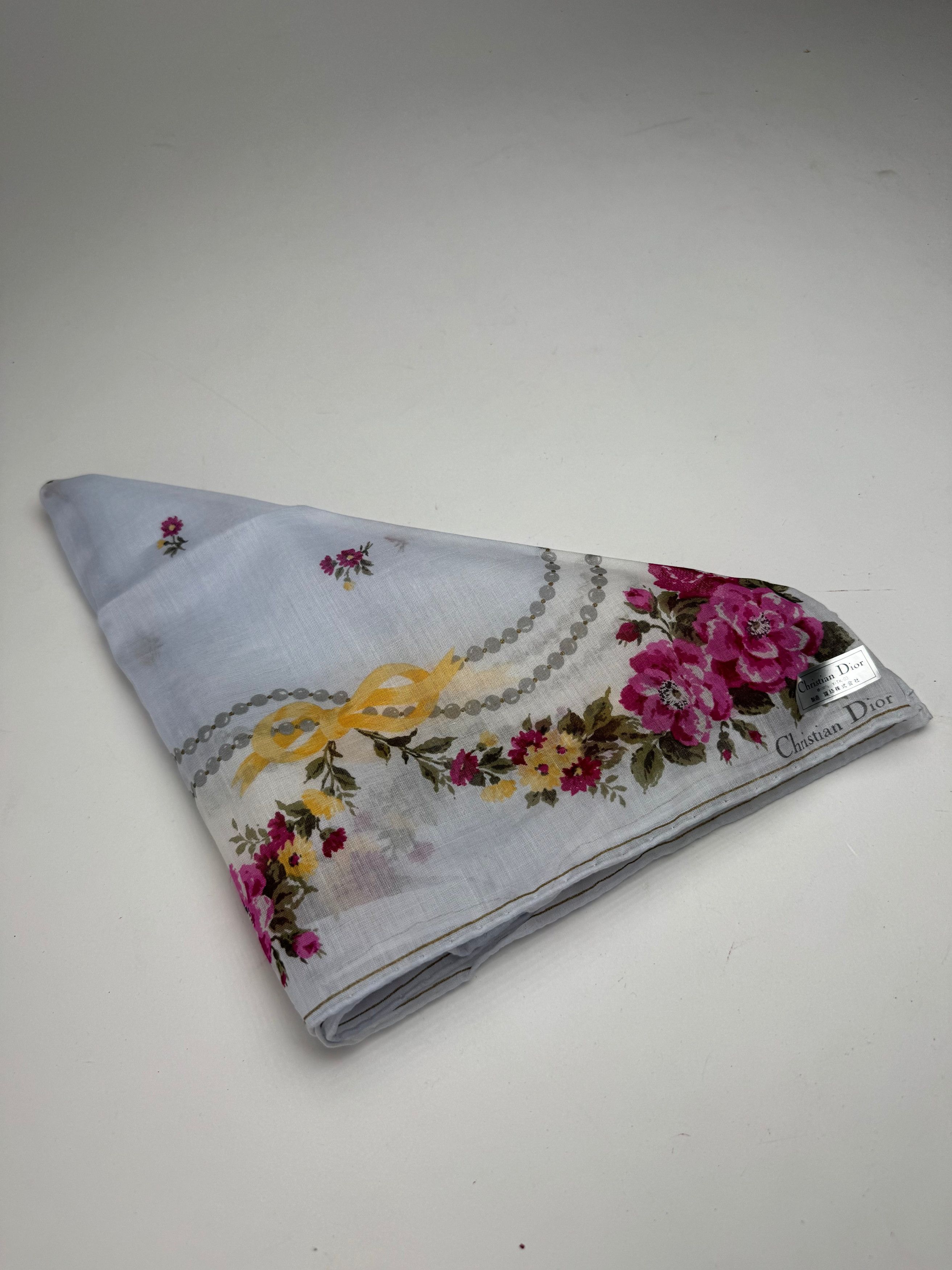 Dior Vintage Christian Silk Scarf Size ONE SIZE - 8 Thumbnail