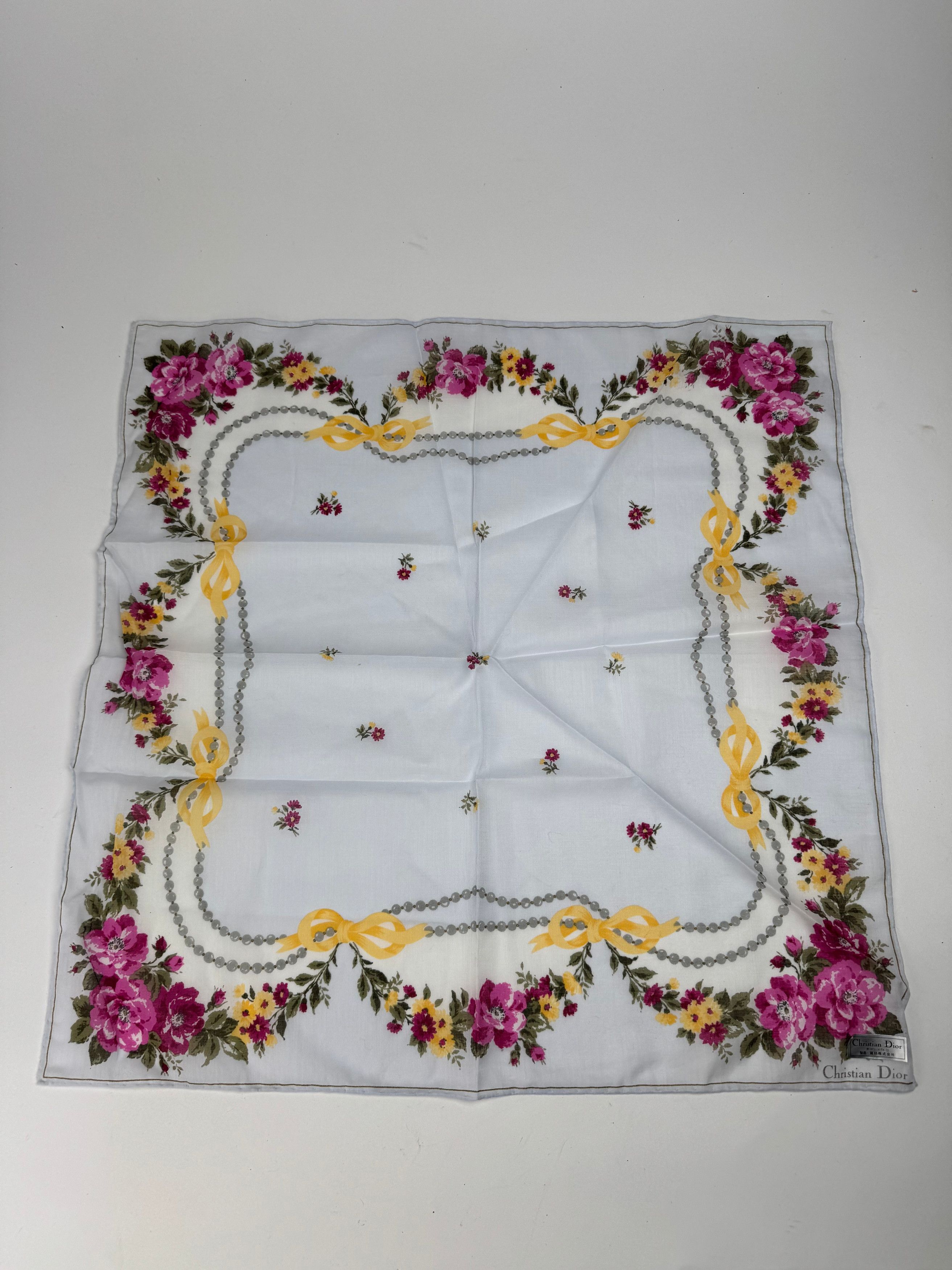 Dior Vintage Christian Silk Scarf Size ONE SIZE - 6 Thumbnail