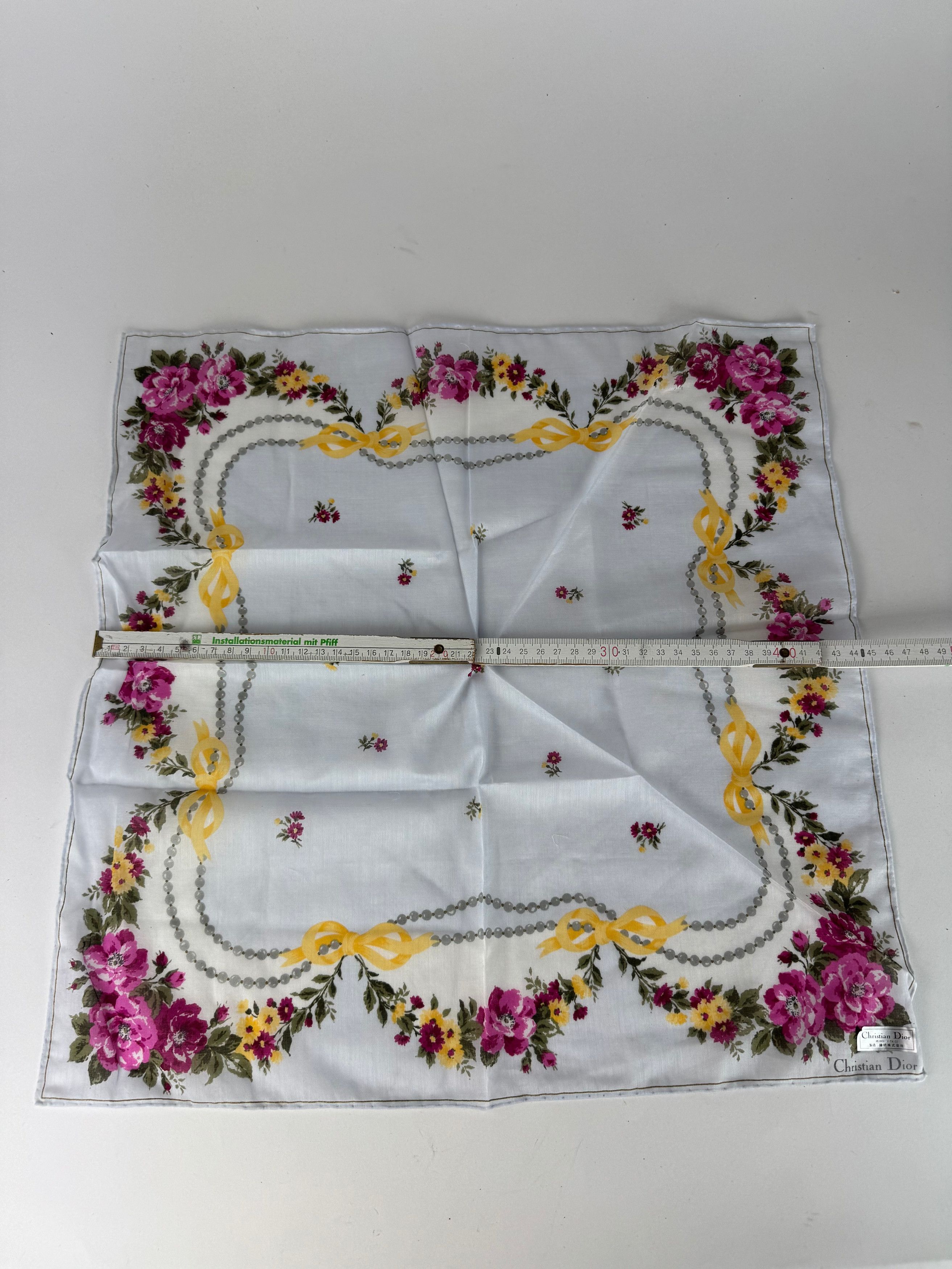 Dior Vintage Christian Silk Scarf Size ONE SIZE - 7 Thumbnail