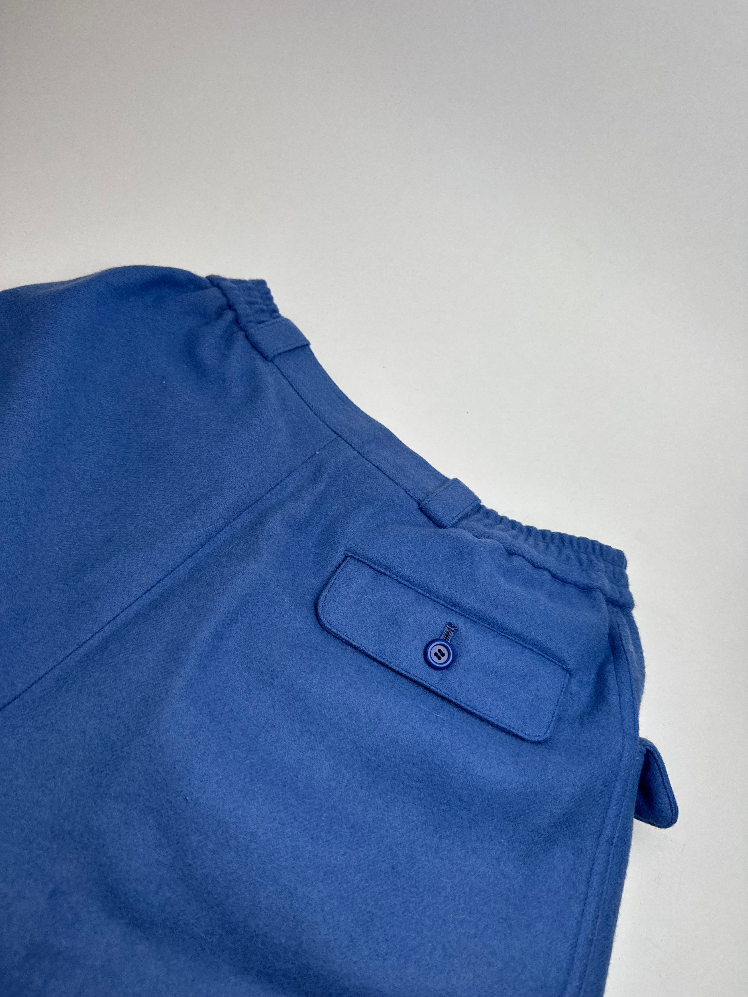 Dior Vintage Wool Shorts M Blue Size 27" / US 4 / IT 40 - 7 Thumbnail