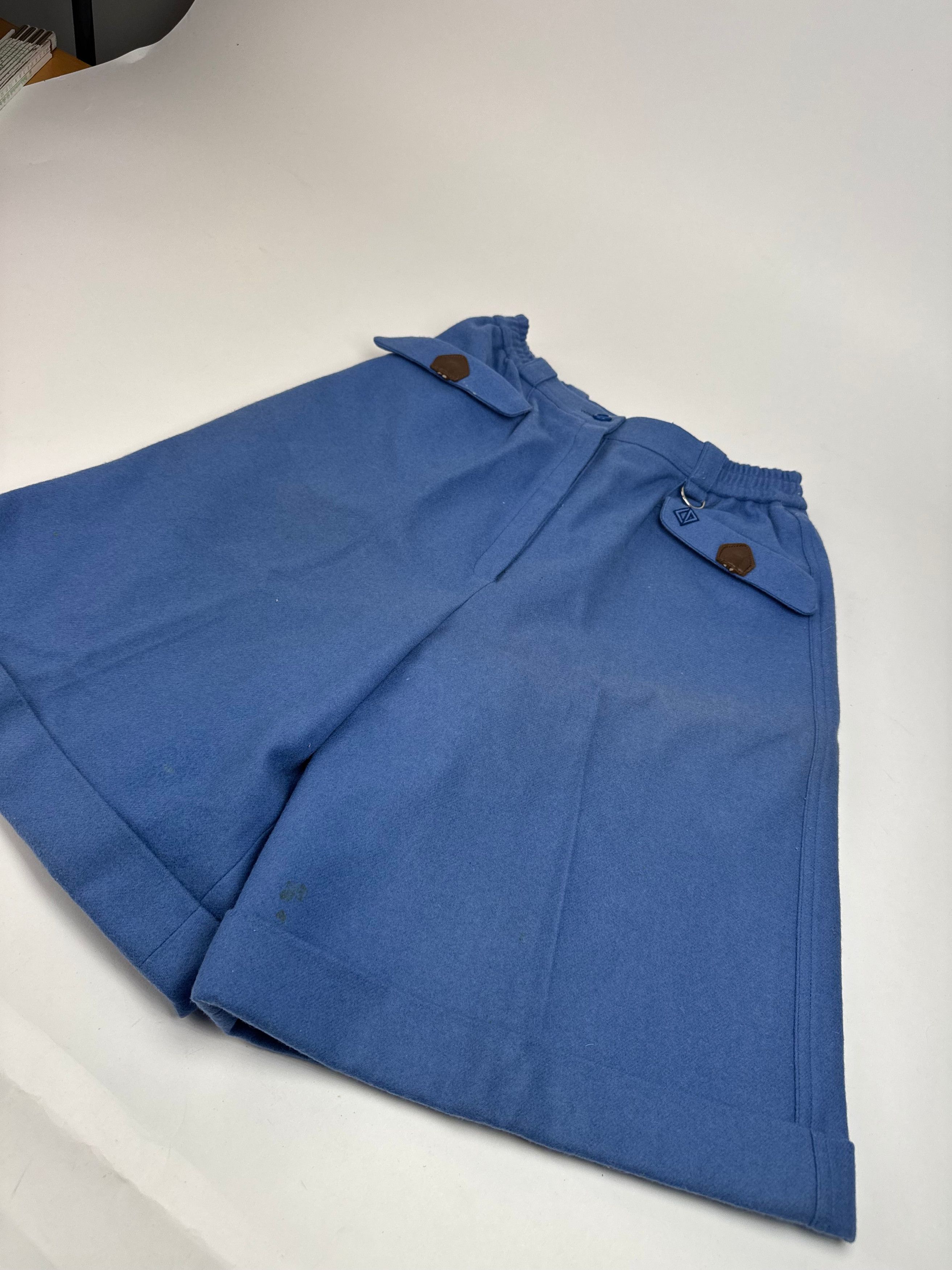 Dior Vintage Wool Shorts M Blue Size 27" / US 4 / IT 40 - 12 Thumbnail