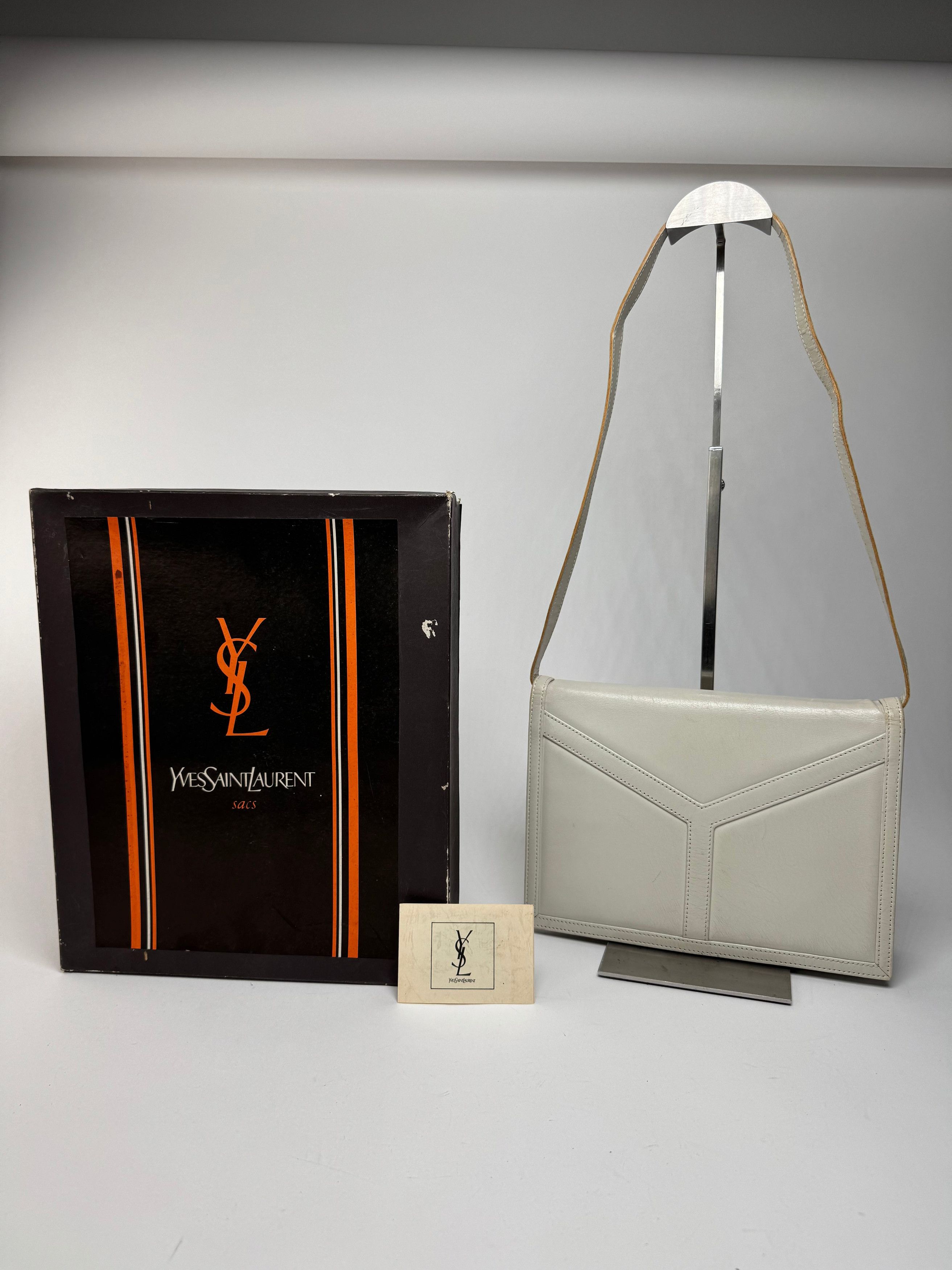 Other Vintage Yves Saint Laurent Leather bag white Size ONE SIZE - 2 Thumbnail