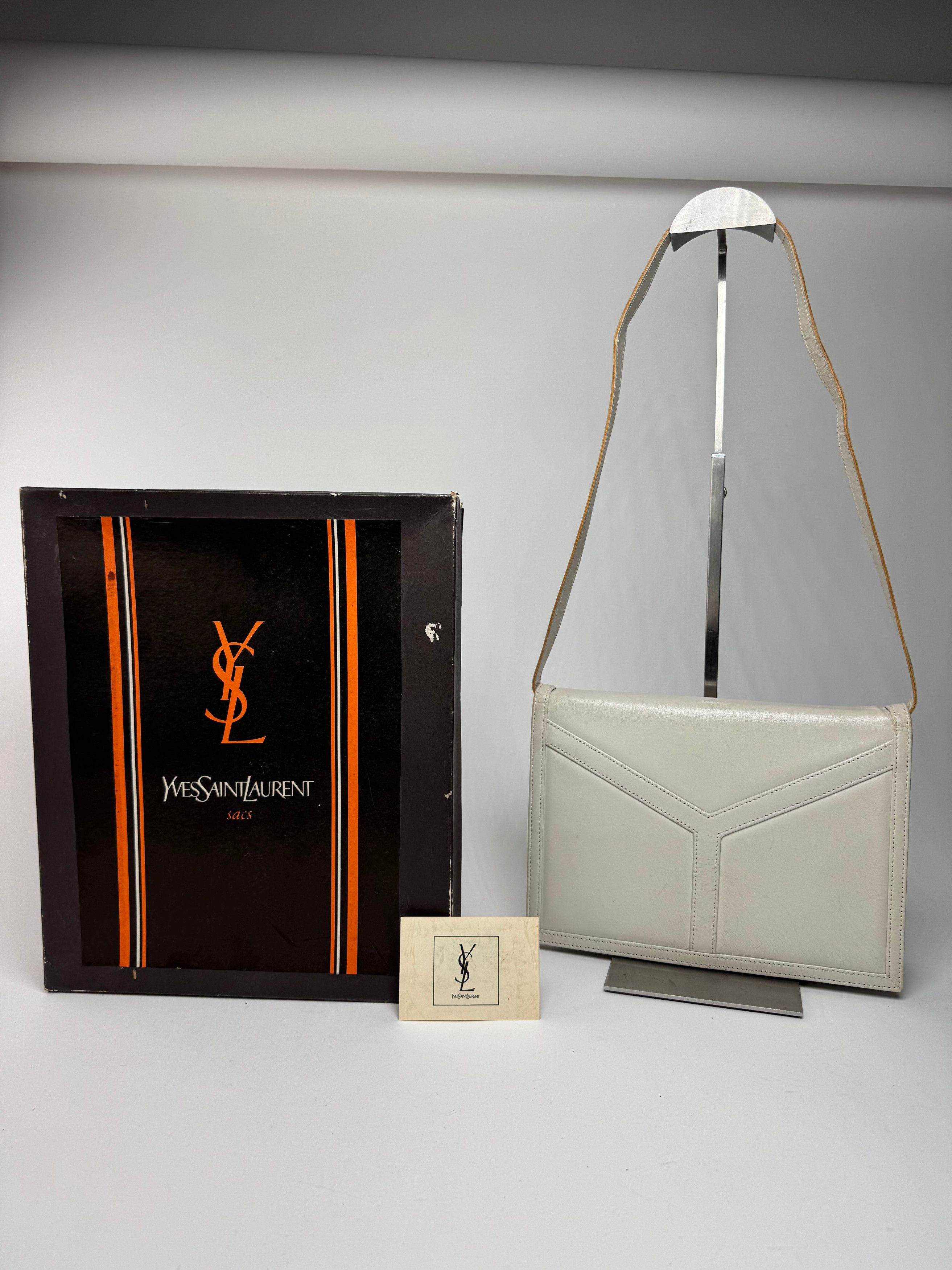 Other Vintage Yves Saint Laurent Leather bag white Size ONE SIZE - 15 Thumbnail
