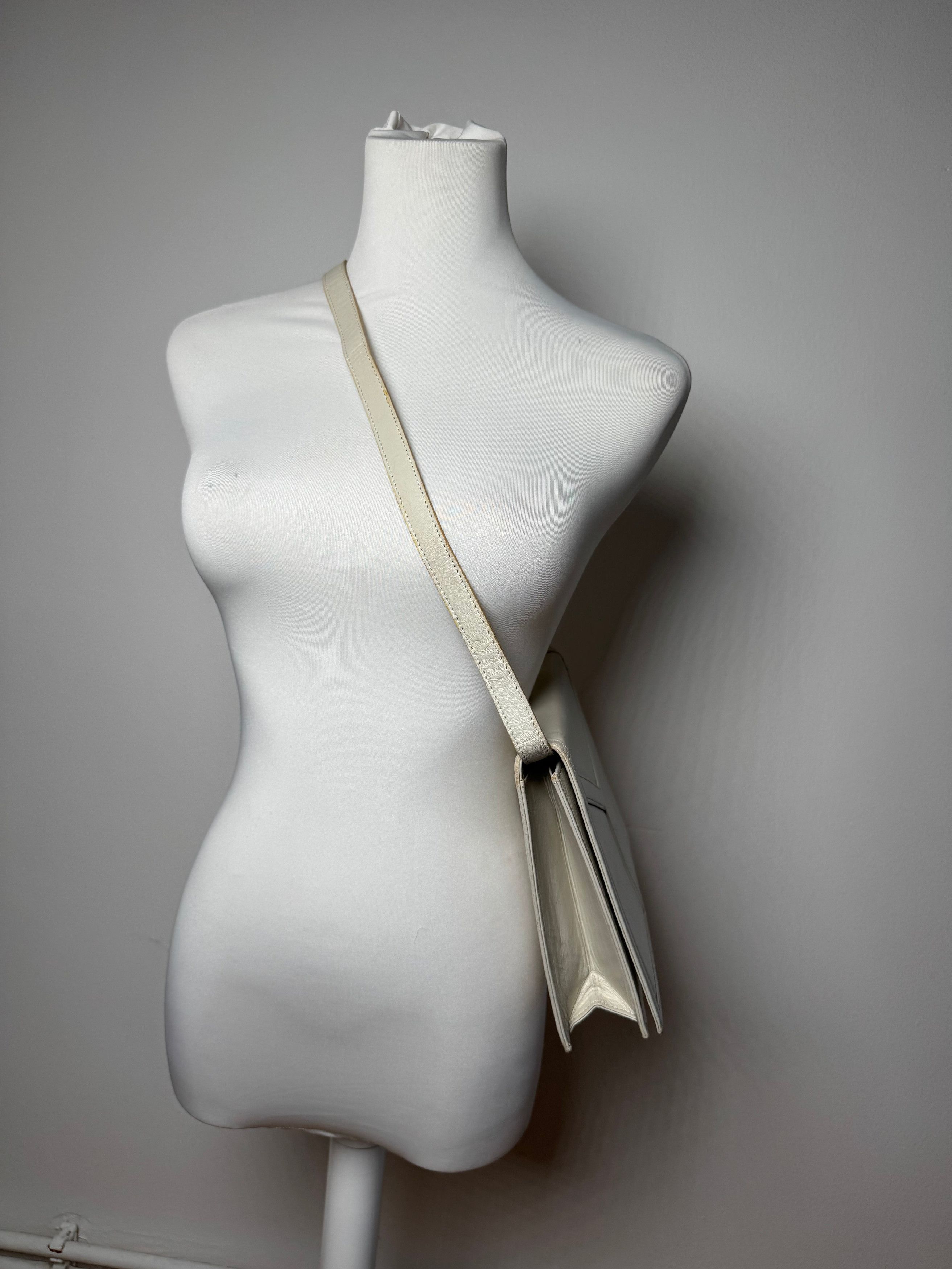 Other Vintage Yves Saint Laurent Leather bag white Size ONE SIZE - 8 Thumbnail