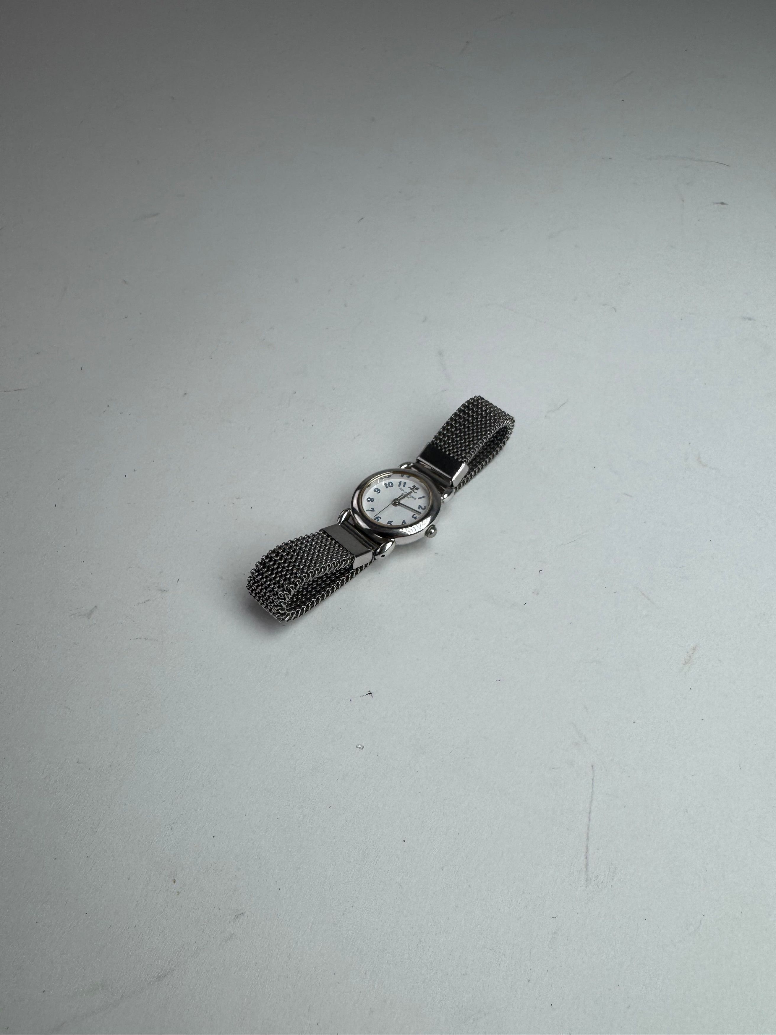 Courreges Vintage metal Quartz Watch silver Size ONE SIZE - 7 Thumbnail