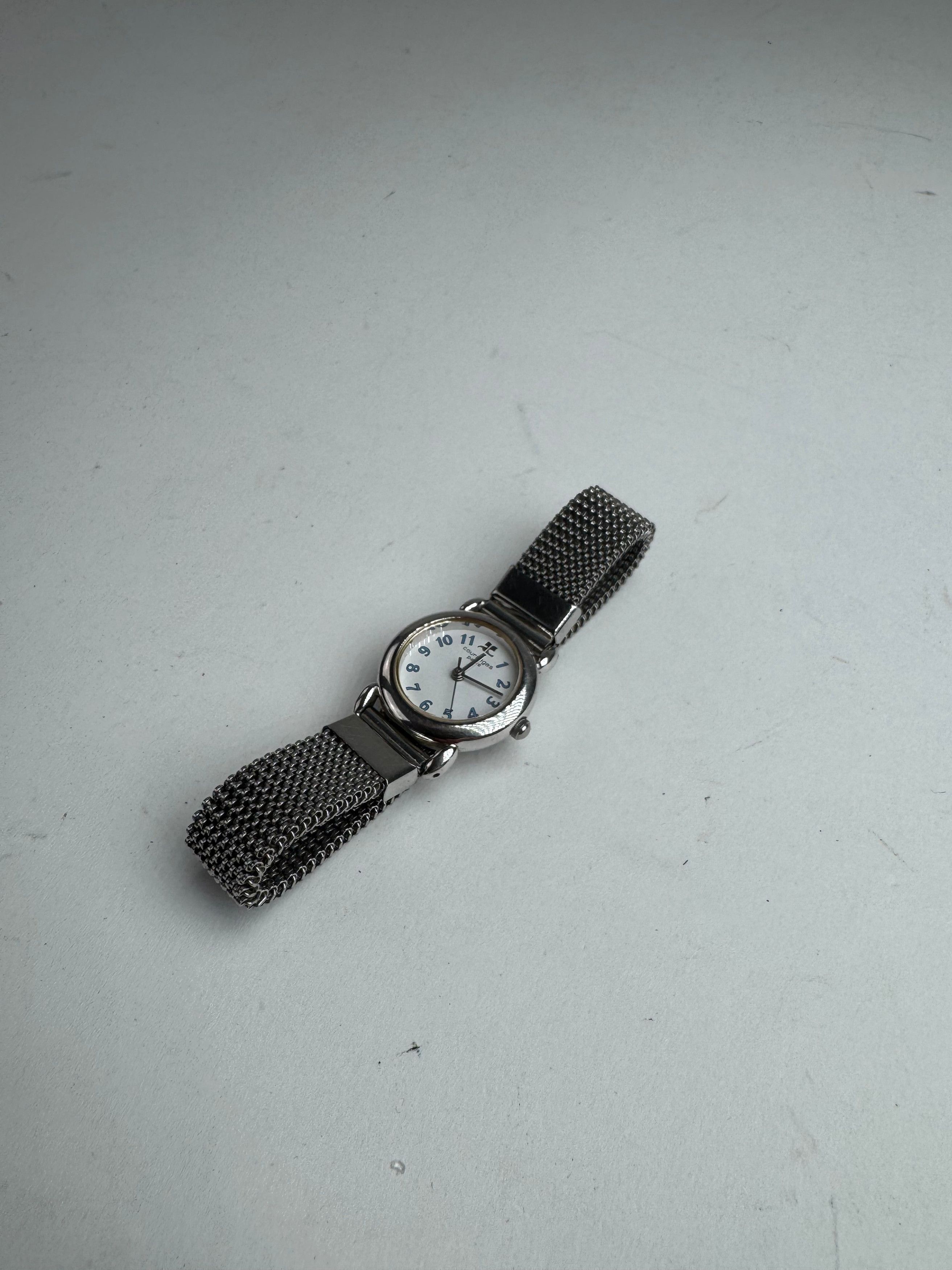 Courreges Vintage metal Quartz Watch silver Size ONE SIZE - 2 Thumbnail