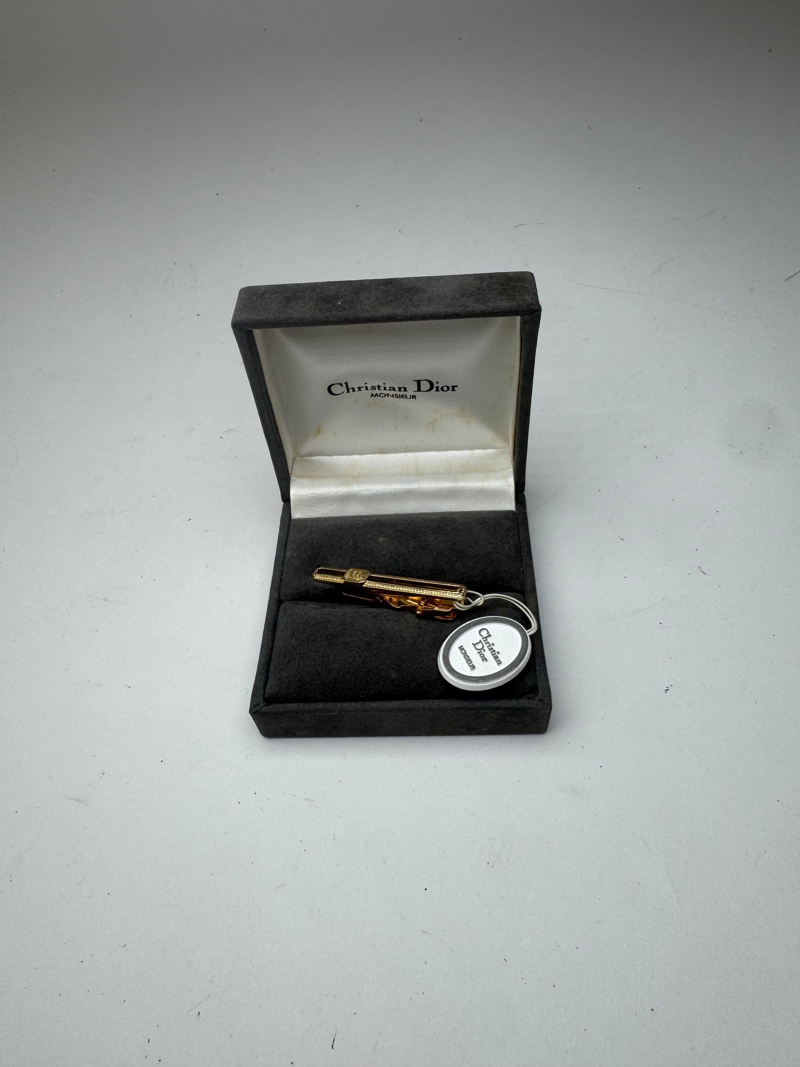 Dior Vintage steel money Tie clamp golden Size ONE SIZE - 8 Thumbnail