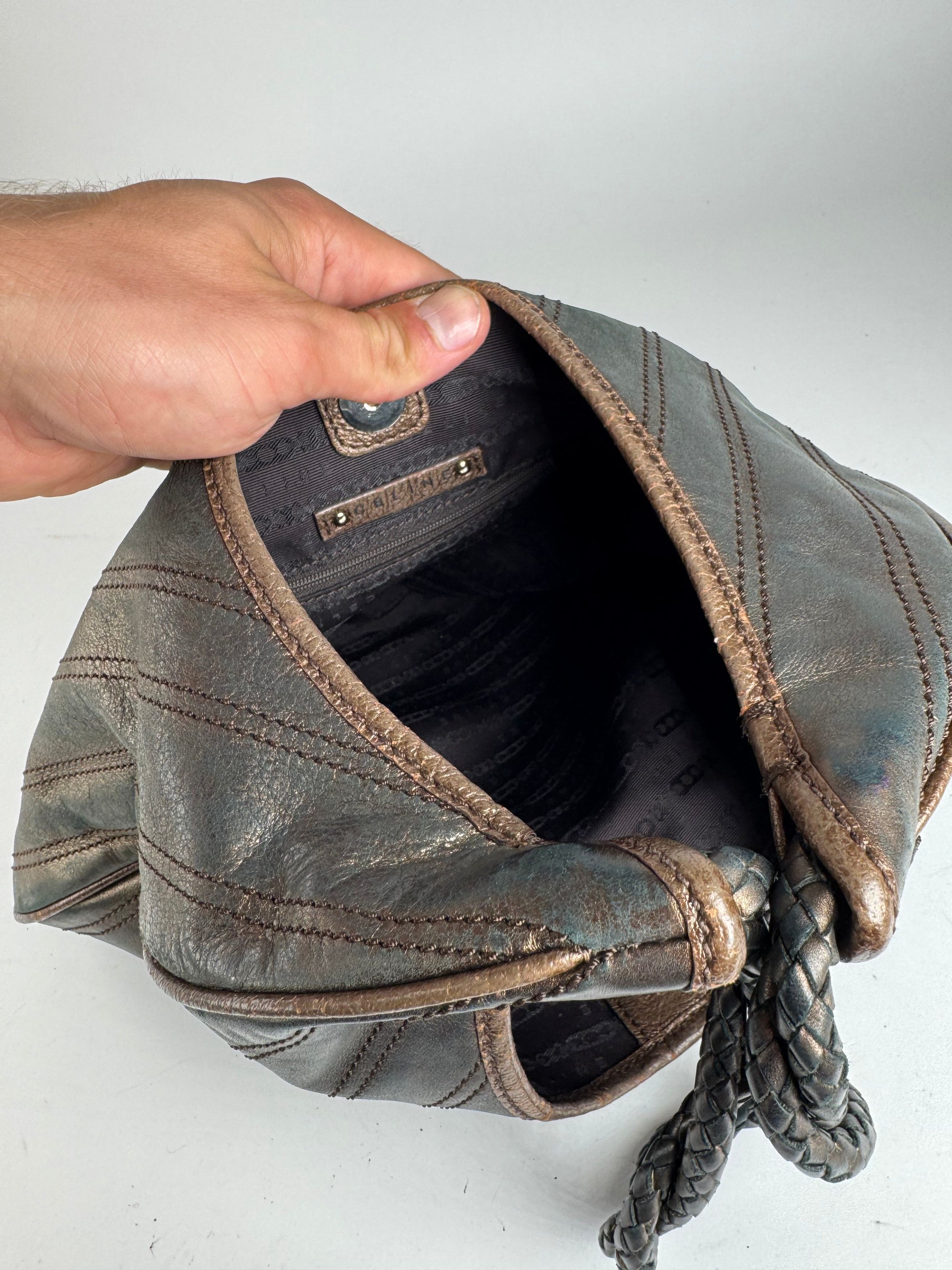 Celine Vintage Leather bag bronze brown Size ONE SIZE - 3 Thumbnail