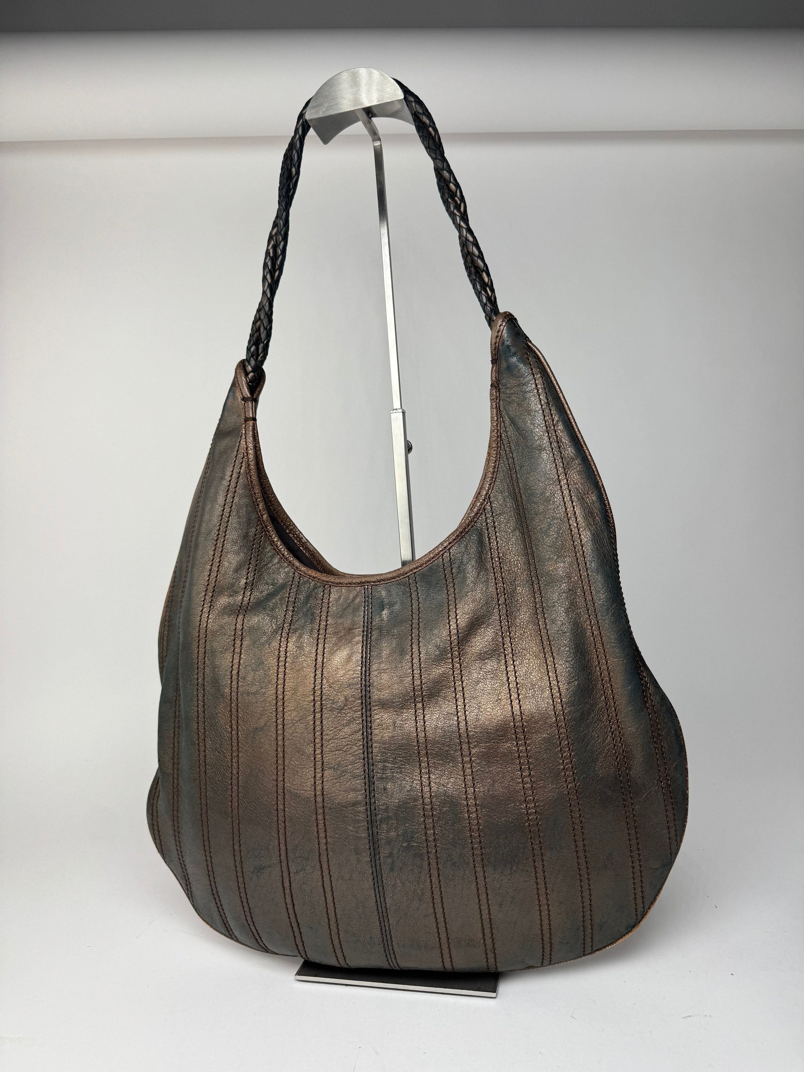 Celine Vintage Leather bag bronze brown Size ONE SIZE - 2 Thumbnail